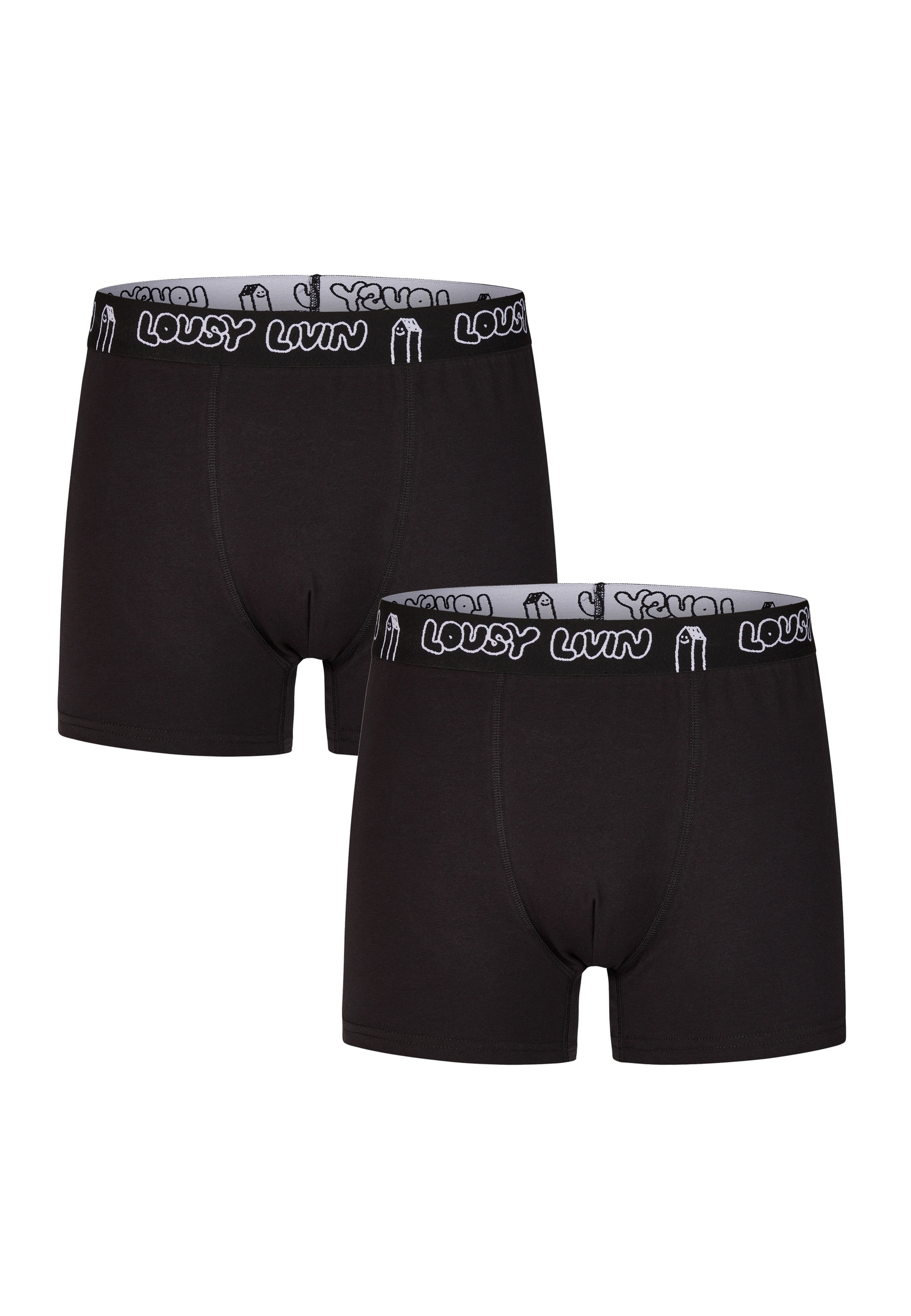 Lousy Livin Boxershorts »2Pack Boxershorts Trunks« 2er-Pack mit lockerem Schnitt