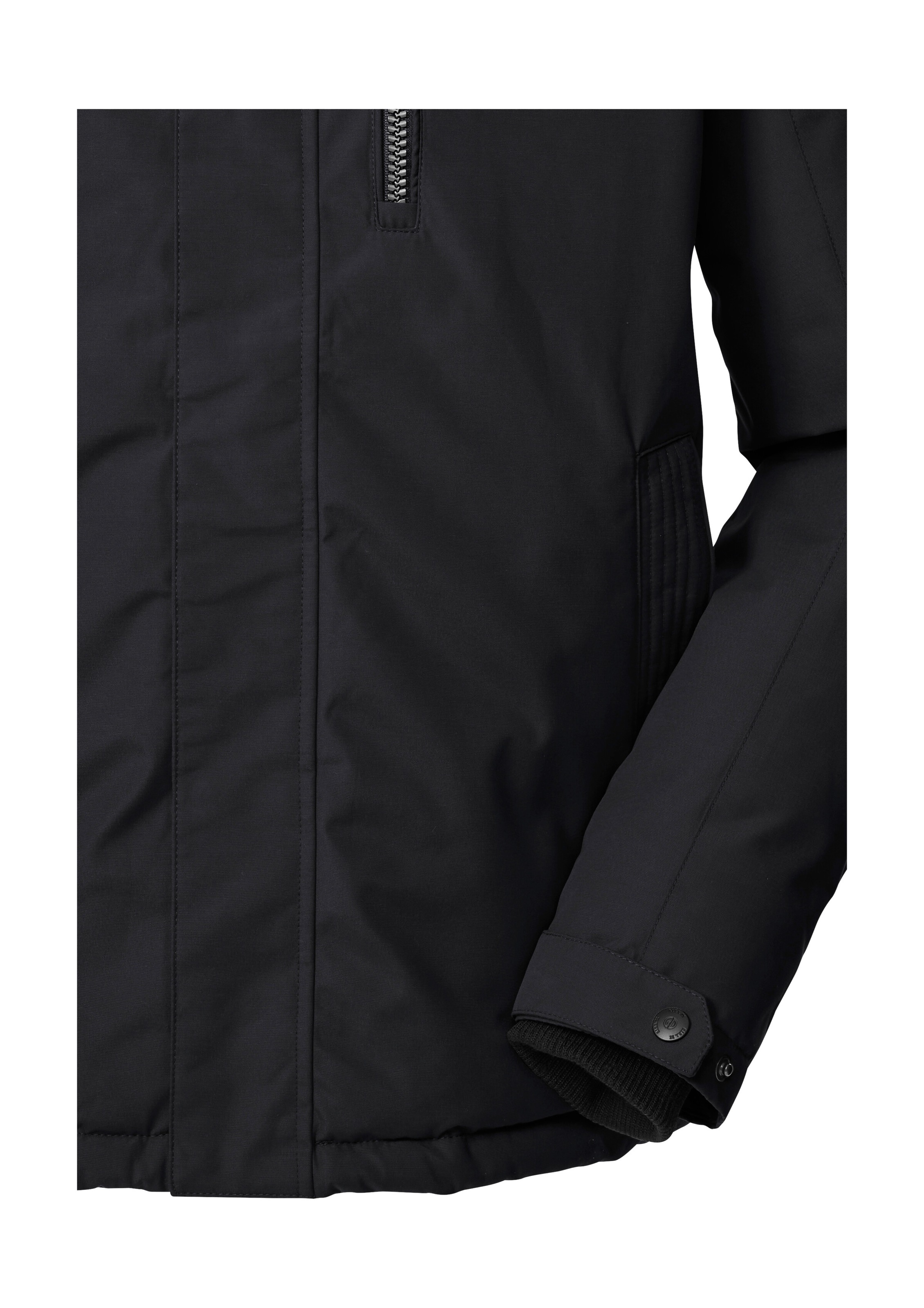 Funktionsjacke "GW 39 MN JCKT", Herren, Gr. M, schwarz, Obermaterial: 88% Polyester, 12% Baumwolle;Futter: 100% Polyester;Füllung: 100% Polyester, G.I.G.A. DX BY KILLTEC, Jacken Funktionsjacke, Wasserdichte, atmungsaktive Winterjacke mit verstellbarer Kap 3