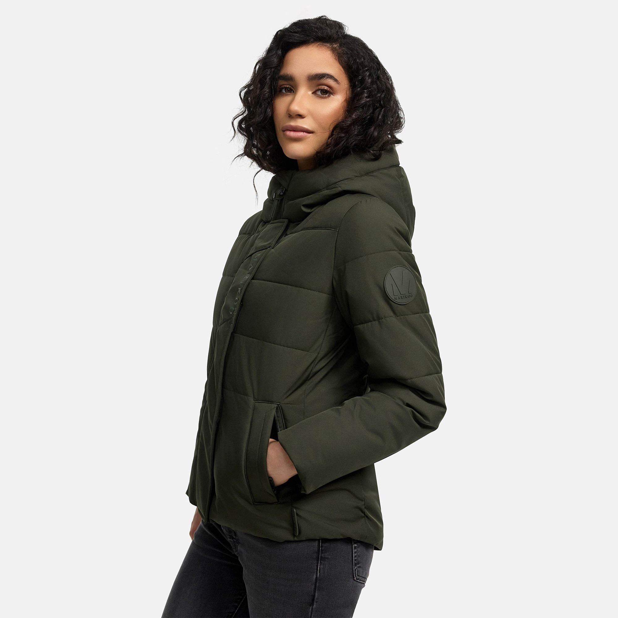 Marikoo Outdoorjacke »Elira«, mit warmem Teddyfell