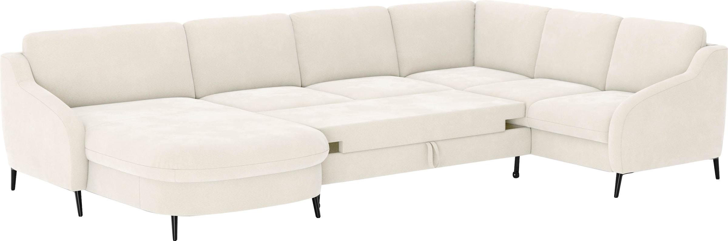 sit&more Wohnlandschaft »Soul U-Form«, wahlweise mit Bettfunktion und Bettkasten oder Schubkasten