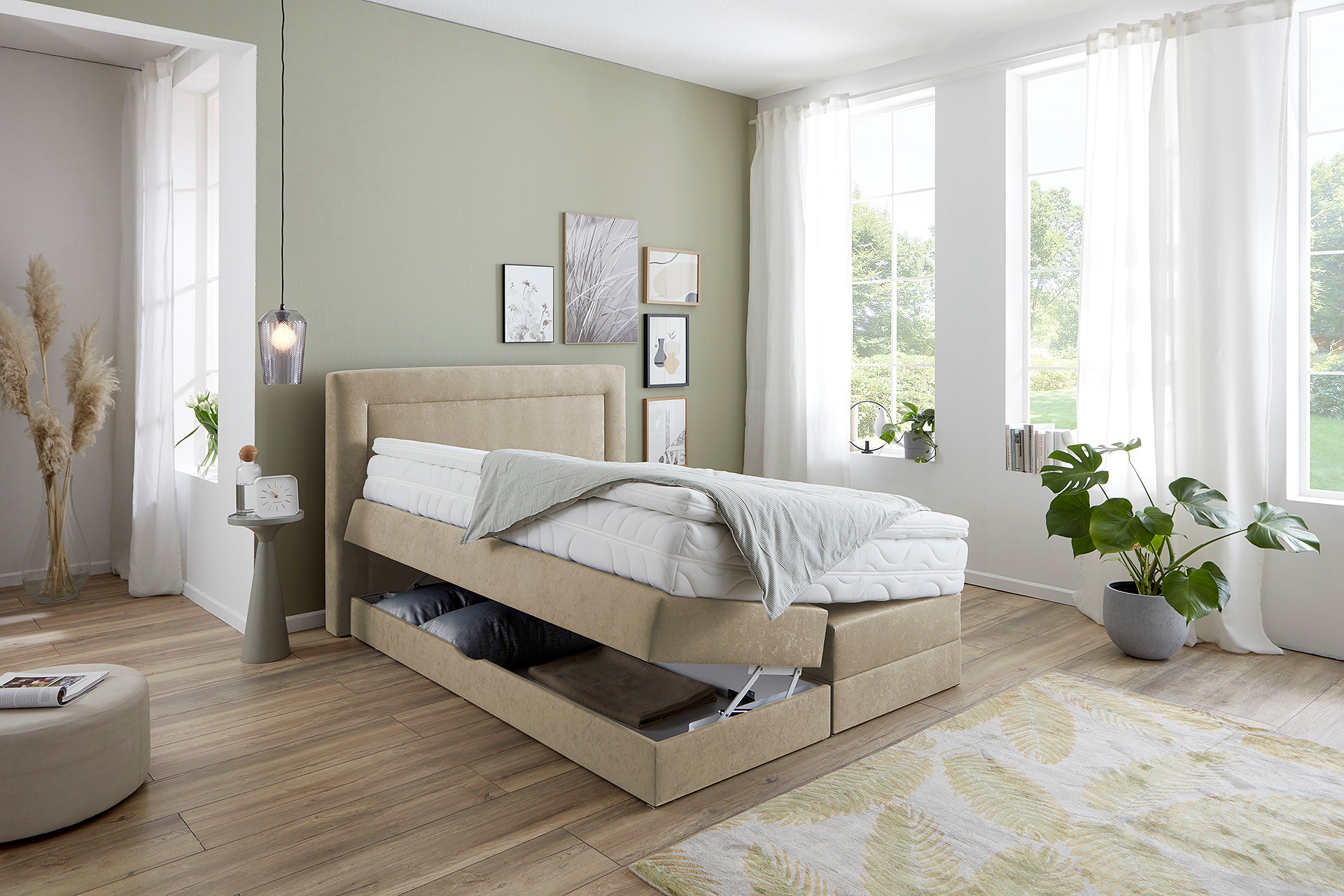 Thumbnail - Westfalia Schlafkomfort Boxspringbett wahlweise mit Bettkasten und Topper