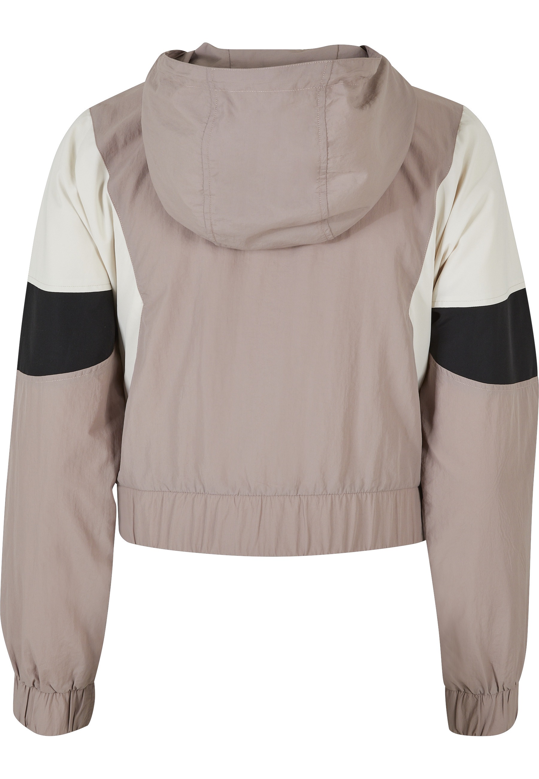 URBAN CLASSICS Langmantel "Urban Classics Damen Ladies Short 3-Tone Crinkle günstig online kaufen