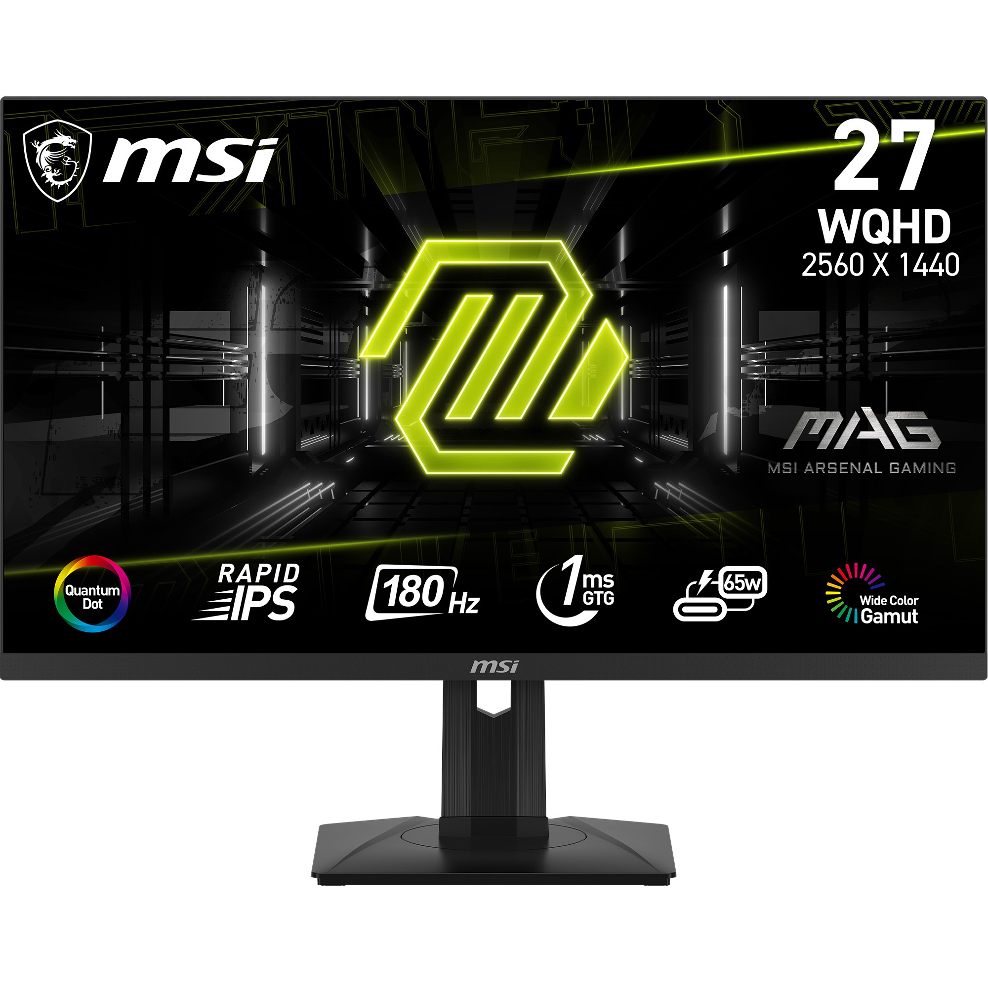 MSI Gaming-Monitor "MAG 274QRF QD", schwarz, Monitore
