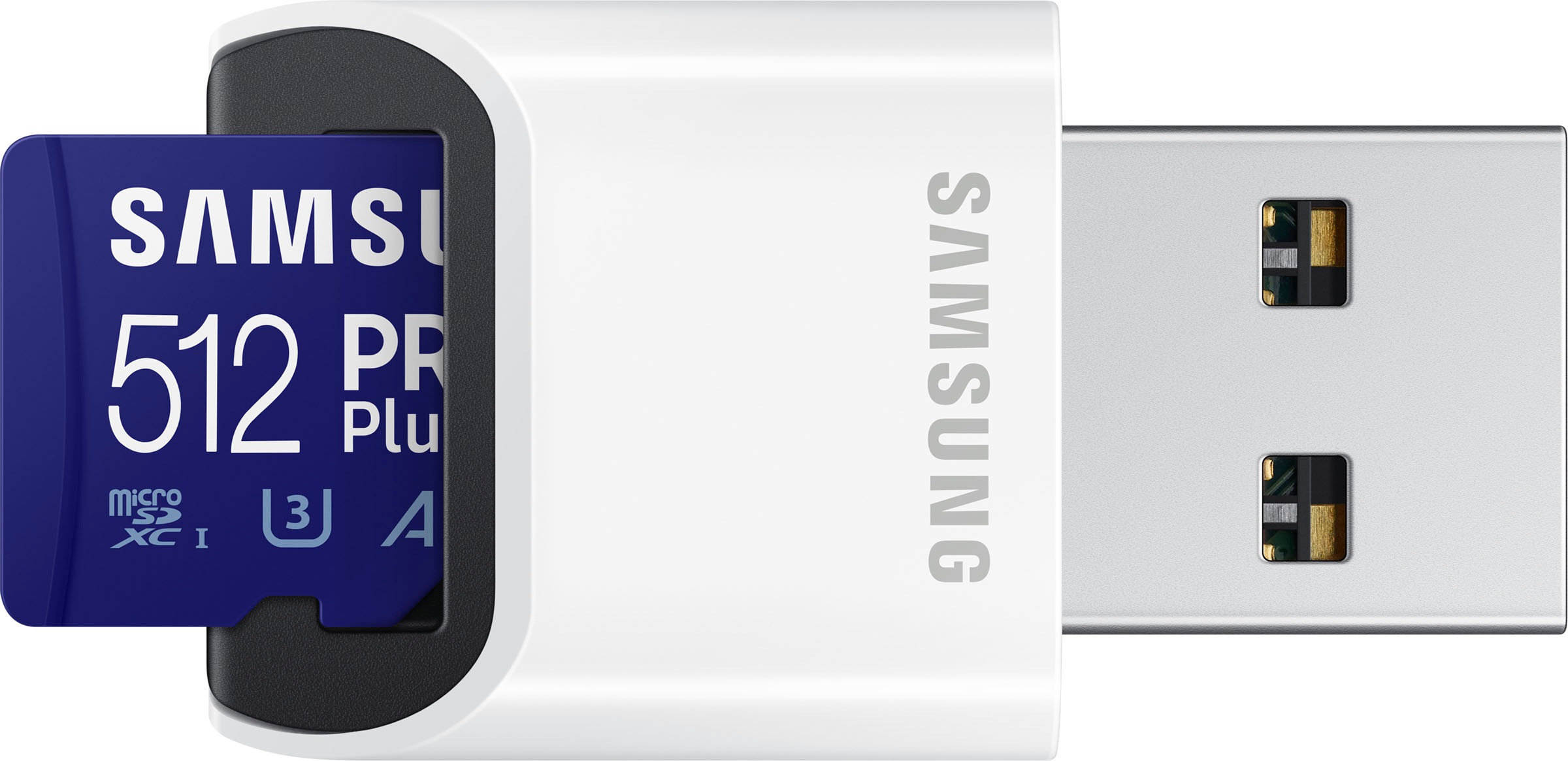 Samsung Speicherkarte »PRO Plus microSDXC Full HD & 4K UHD inkl. USB-Kartenleser«, (UHS Class 10 160 MB/s Lesegeschwindigkeit)