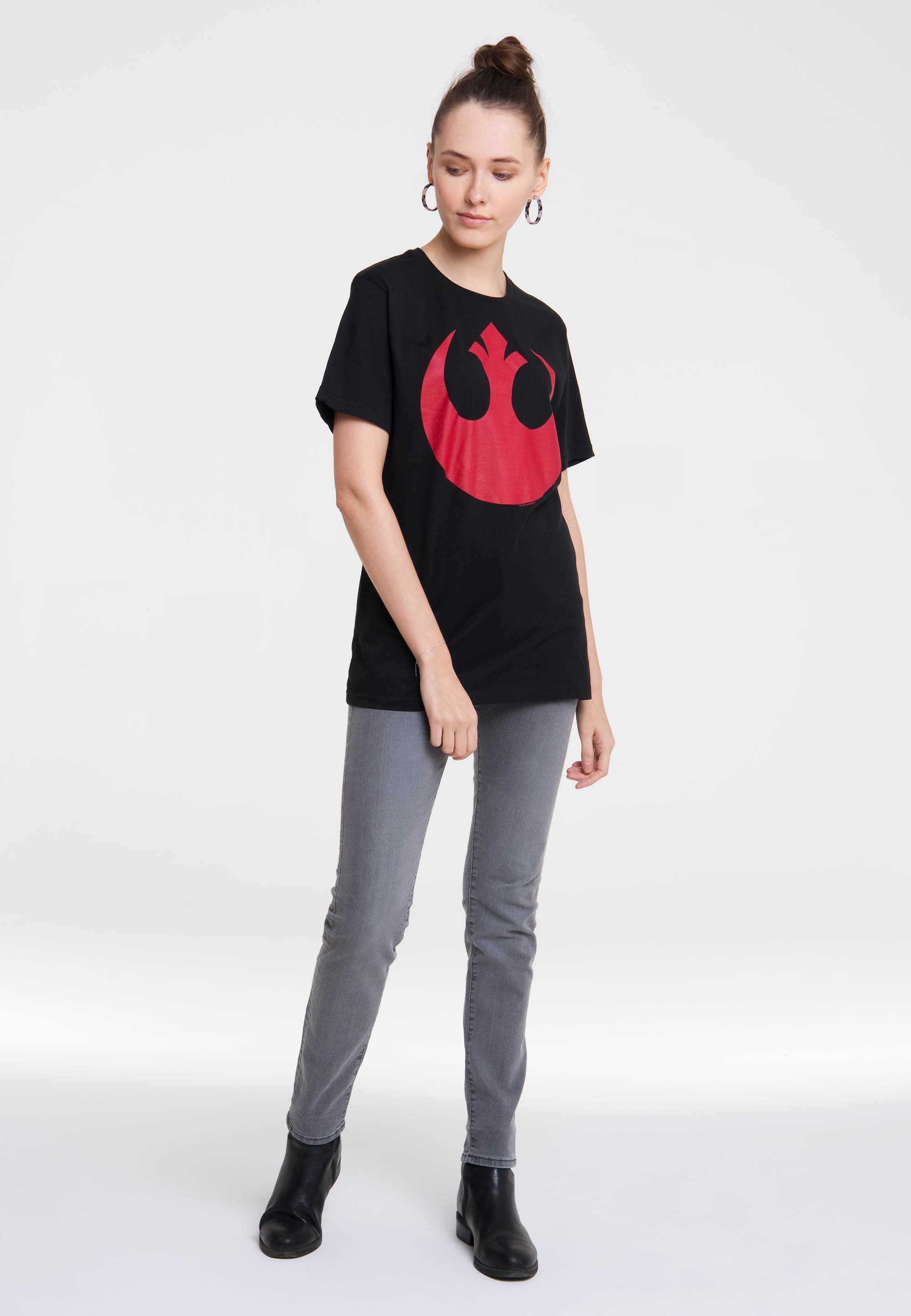 LOGOSHIRT T-Shirt »Star Wars - Rogue One«, mit lizenzierten Design