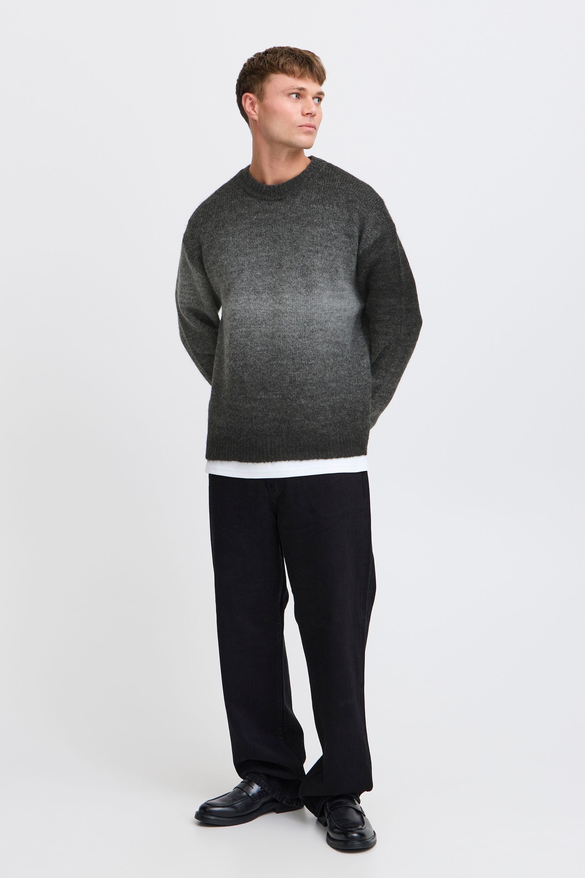 Solid Strickfleece-Pullover "Strickpullover SDNOHAN" günstig online kaufen