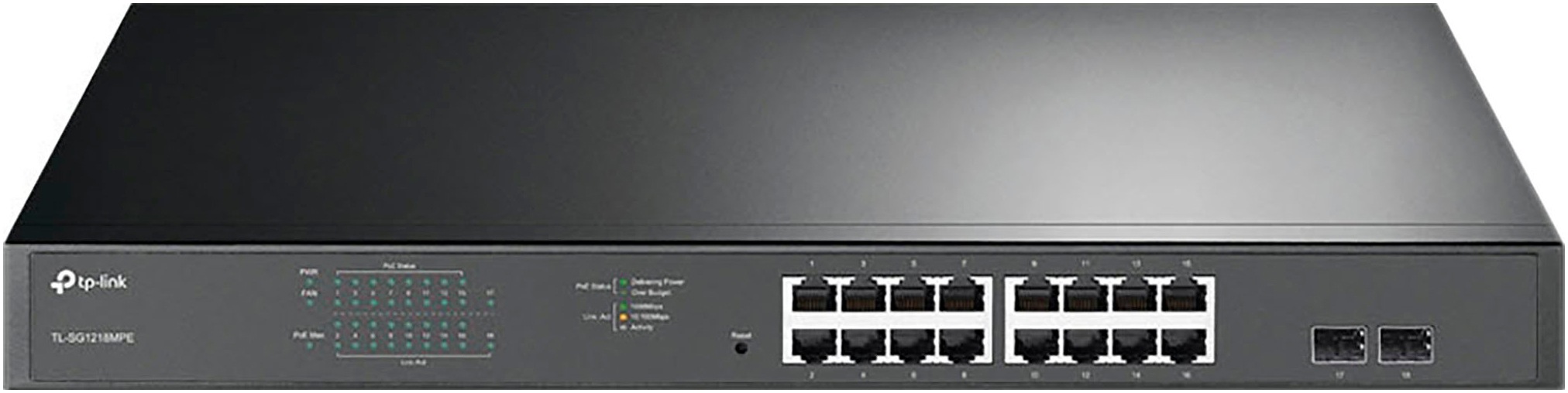 TP-Link Netzwerk-Switch »TL-SG1218MPE 16-Port Gigabit PoE+ Easy Smart Switch«