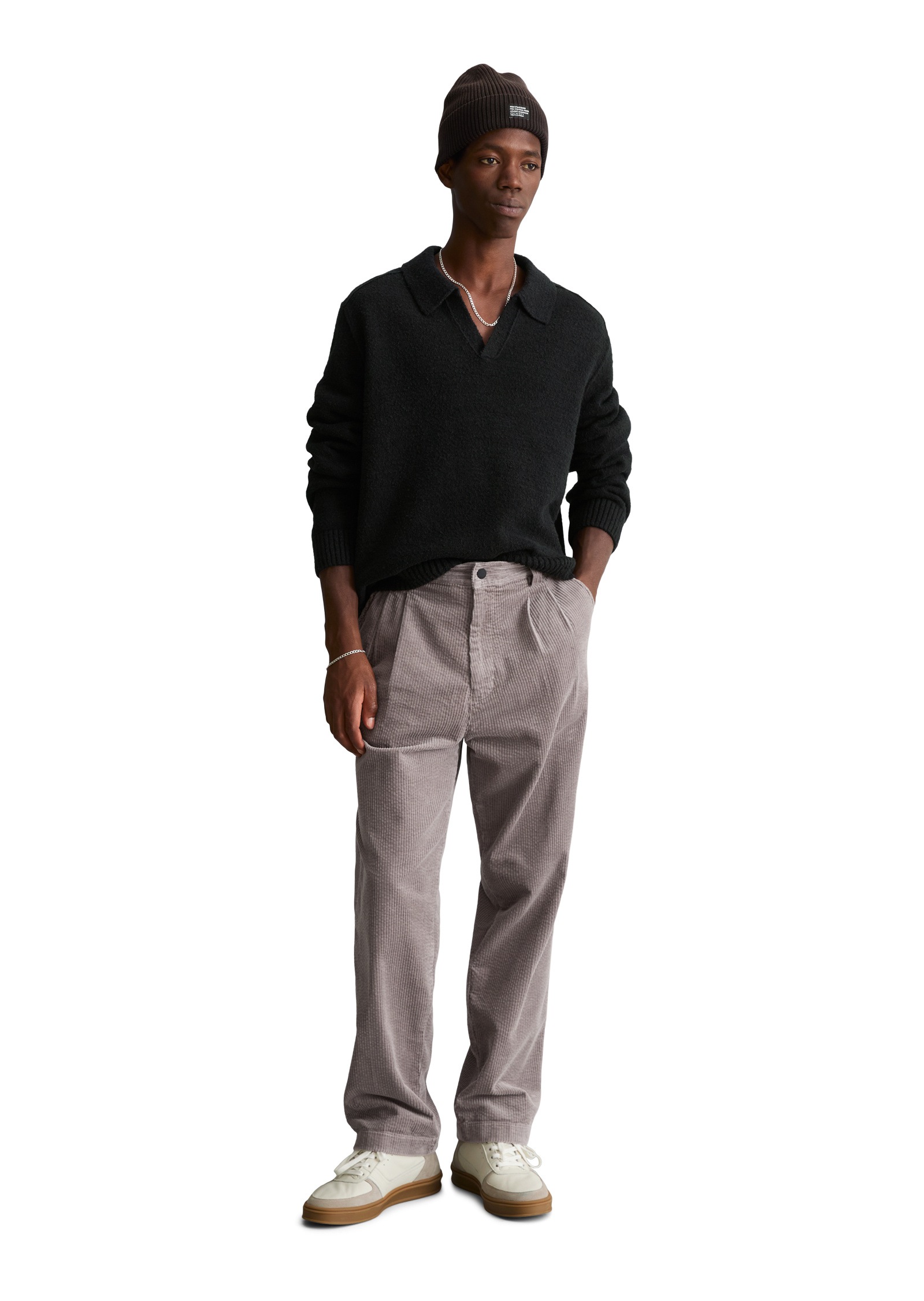 Marc O'Polo DENIM Langarm-Poloshirt »aus Bio-Baumwoll-Mix«