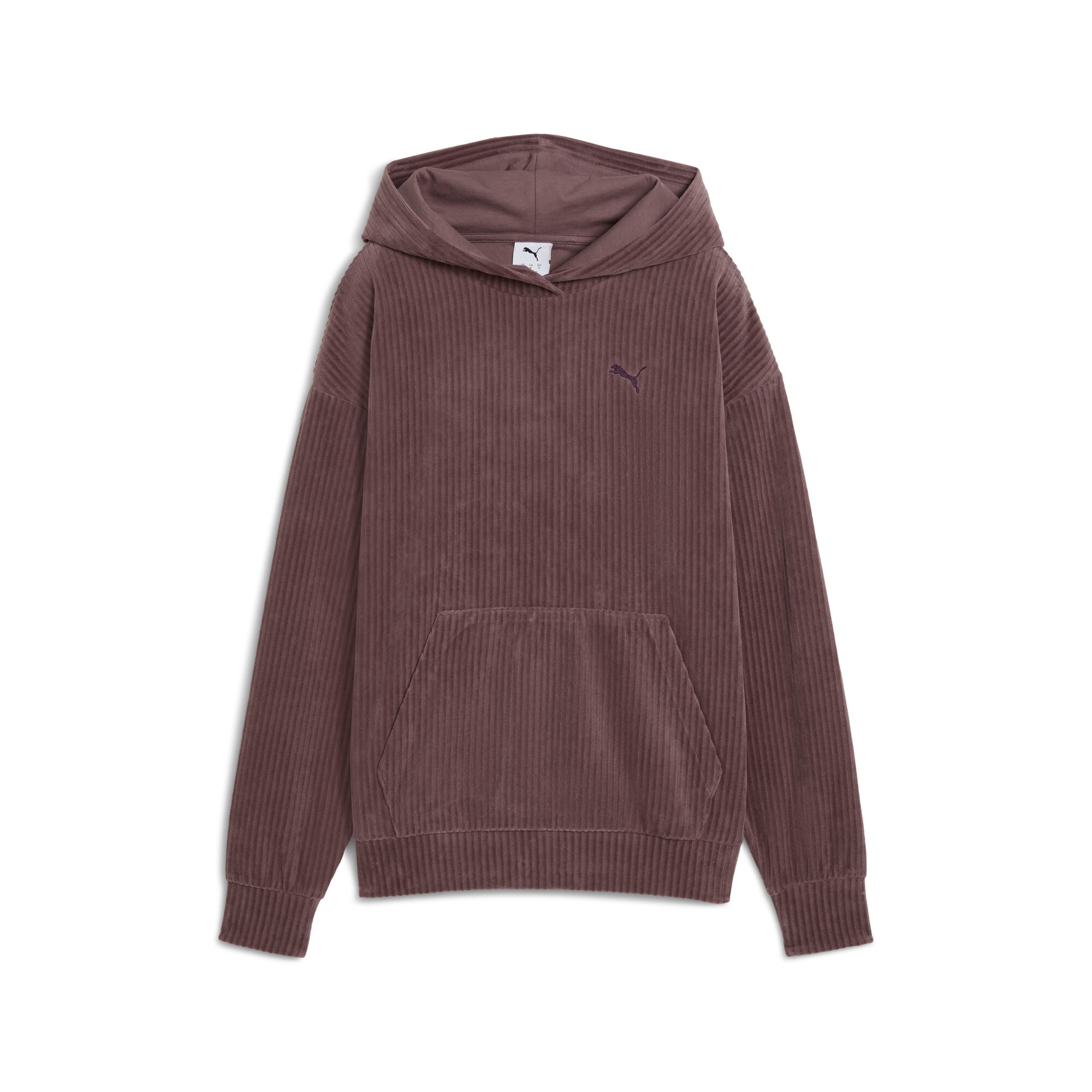PUMA Kapuzensweatshirt "ESS ELEVATED COMFORT VELOUR RIB HOODIE", mit Kängur günstig online kaufen