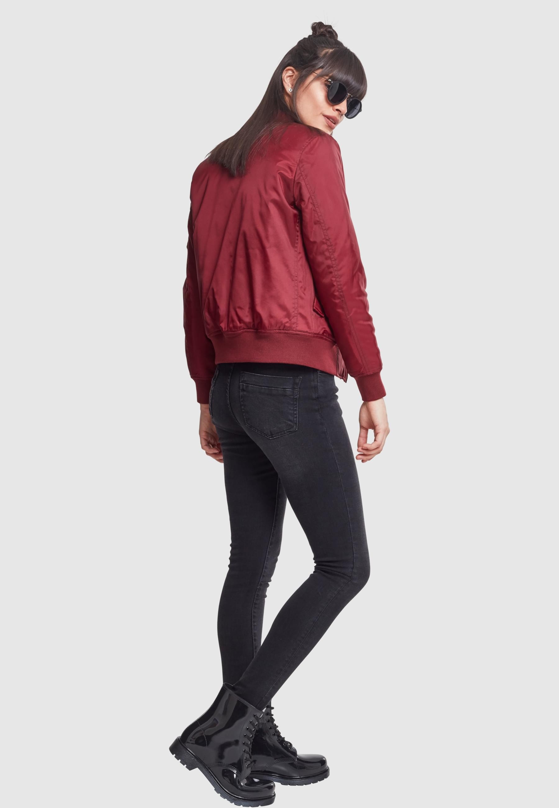 URBAN CLASSICS Allwetterjacke »Urban Classics Damen Ladies Basic Bomber Jacket«, (1 St.), ohne Kapuze