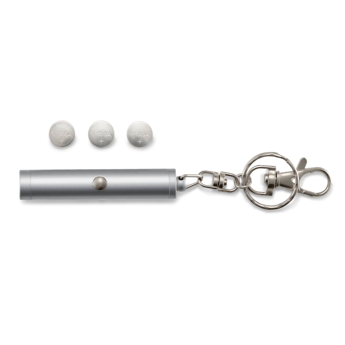 Hama Laserpointer »Laserpointer mit rotem Laser, 50 m Reichweite, Ring und Karabinerhaken«, rot