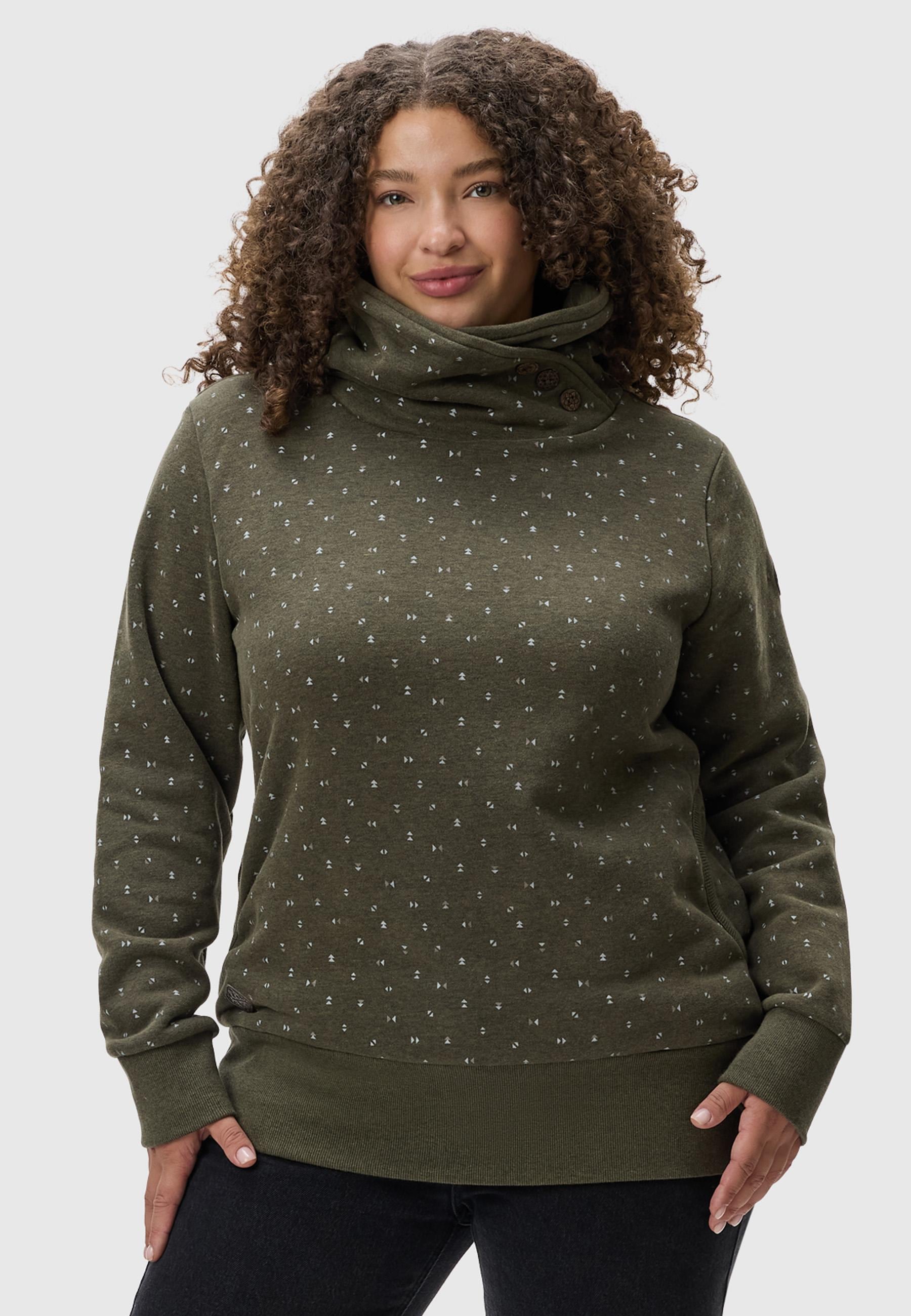 Ragwear Schalkragenpullover "Angell Plus", Nachhaltiger Damen Sweater mit K günstig online kaufen