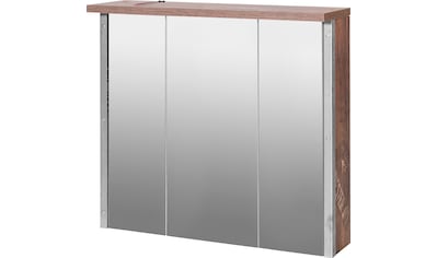 Schildmeyer Spiegelschrank »Harkon«, Breite 76 cm, 3-türig, eingelassene... kaufen