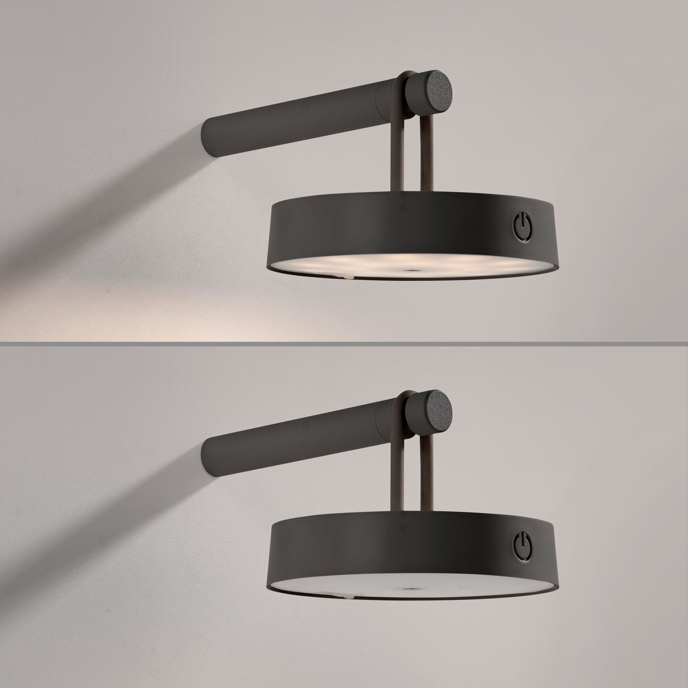 JUST LIGHT Wandleuchte »ARMA«, 1 flammig, Leuchtmittel LED-Modul | LED fest integriert, Akkuleuchte