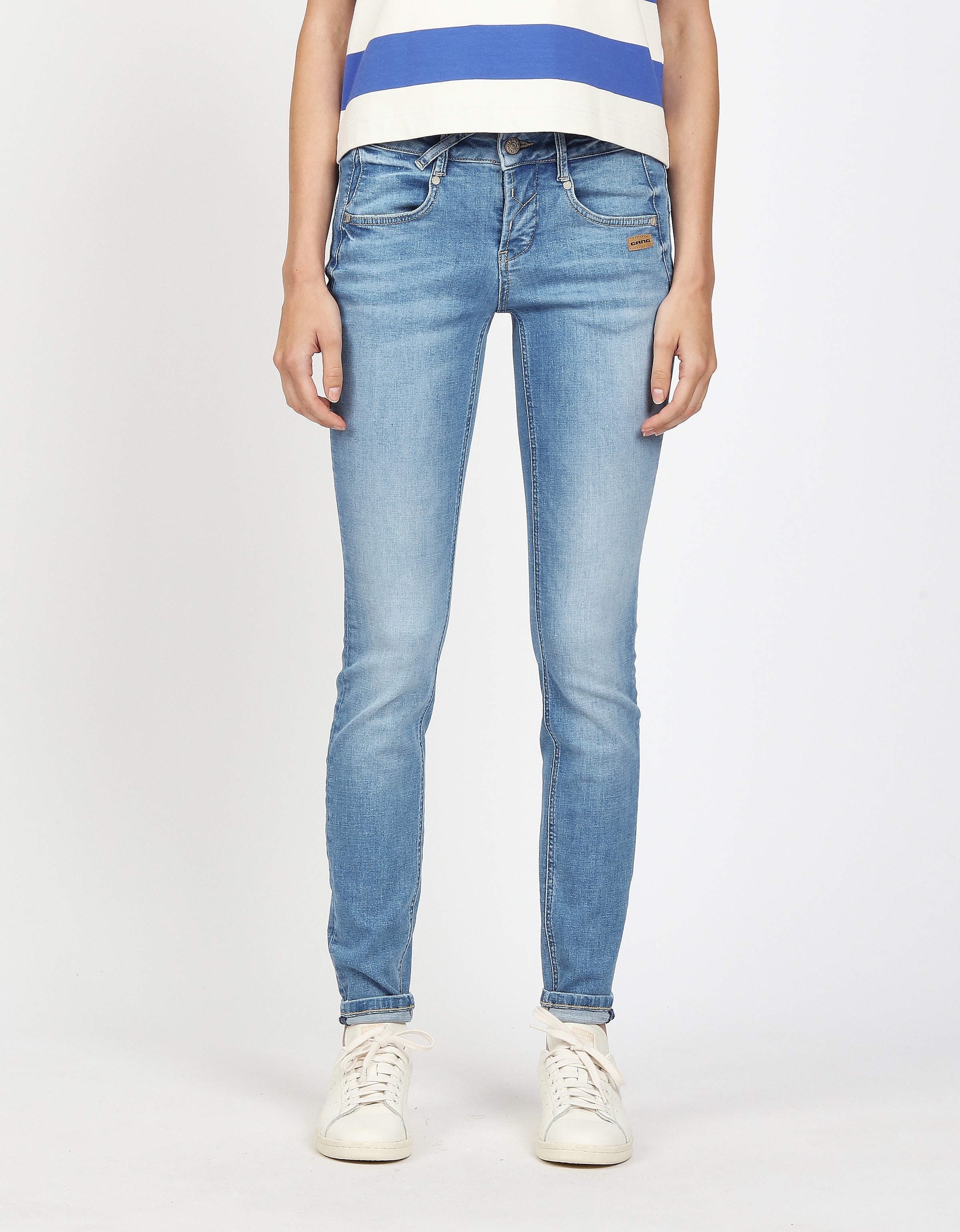 GANG Skinny-fit-Jeans "94NELE" aus softem Denim günstig online kaufen