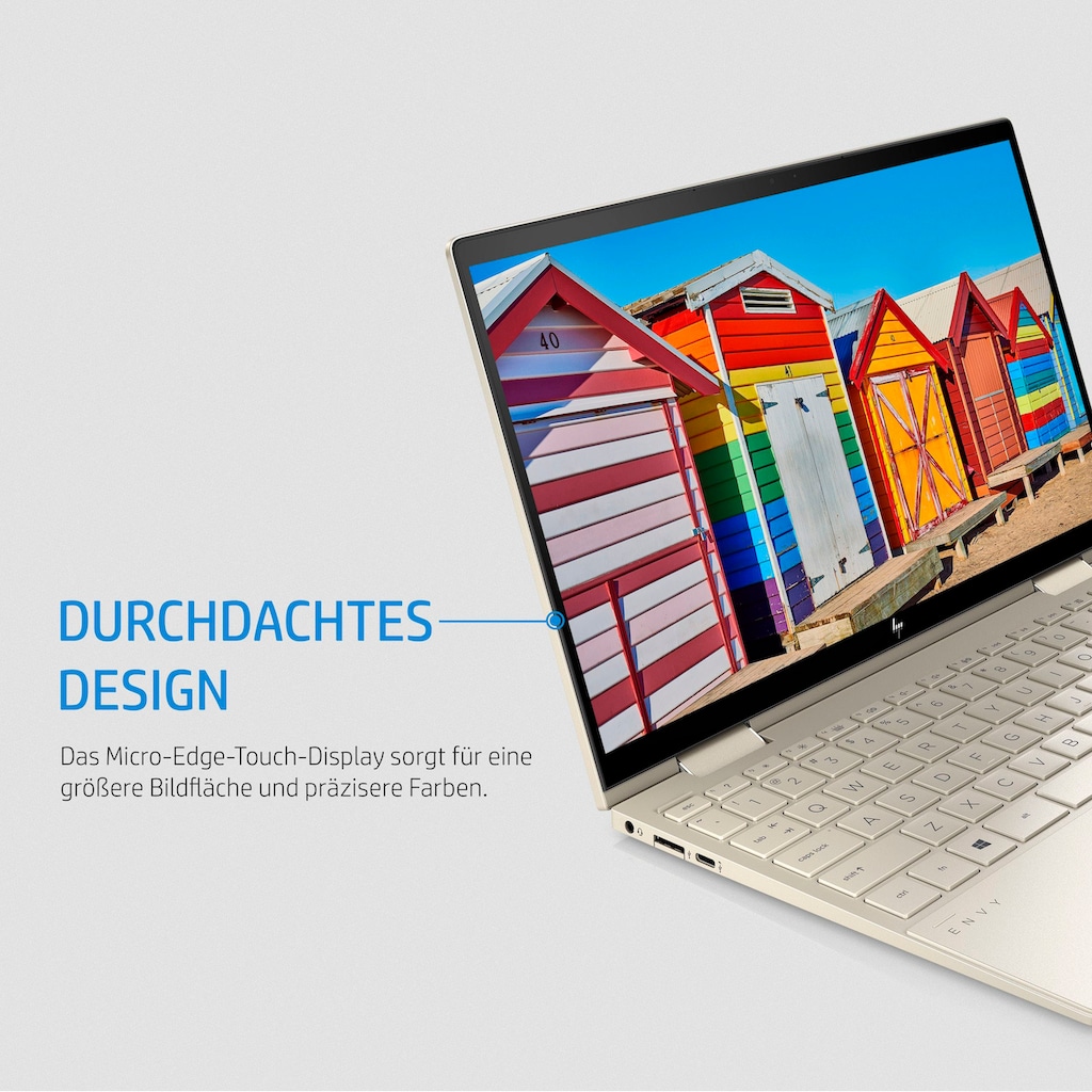 HP Convertible Notebook »Envy x360 13-bd0050ng«, 33,8 cm, / 13,3 Zoll, Intel, Core i5, Iris Xe Graphics, 512 GB SSD