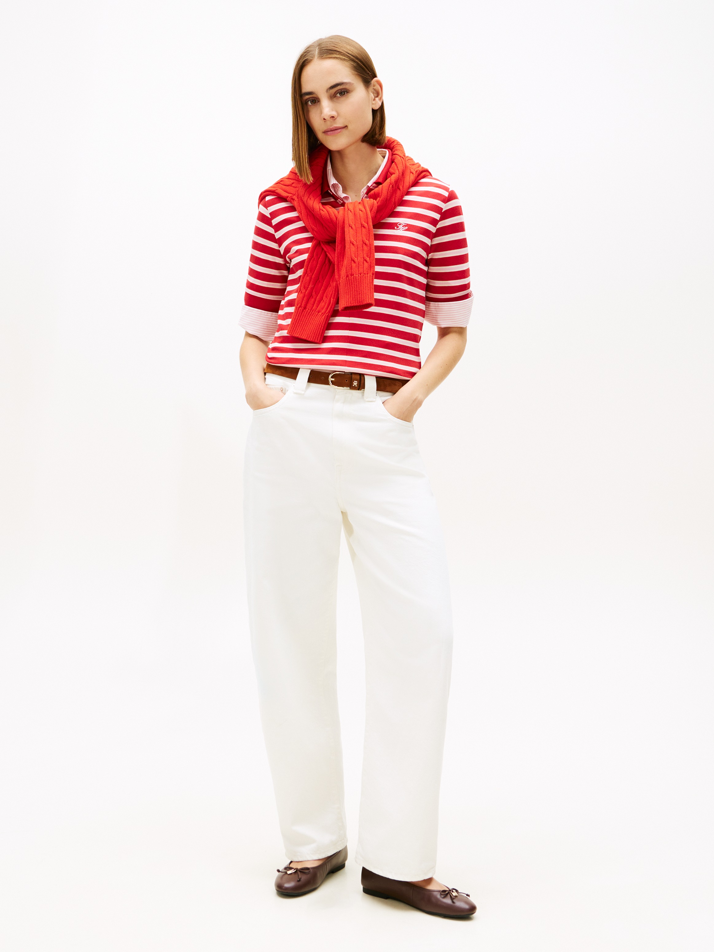 Thumbnail - Tommy Hilfiger Poloshirt "TH SCRIPT LYOCELL ZIP SS POLO"