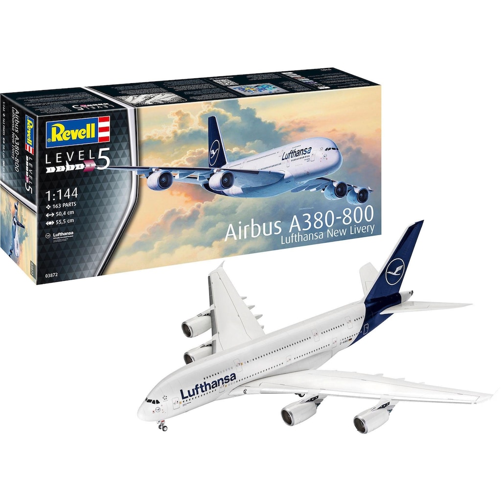 Revell® Modellbausatz »Airbus A380-800 Lufthansa - New Livery«, 1:144
