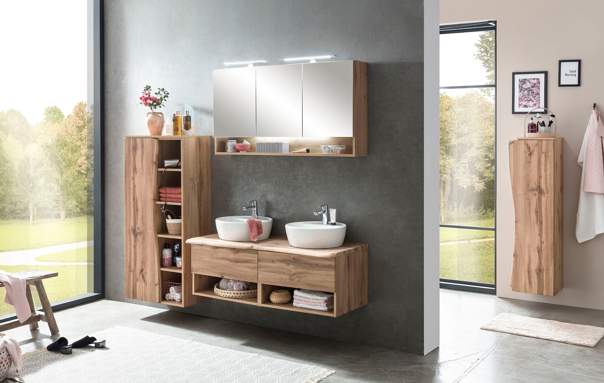 welltime Spiegelschrank »Stubach«, Breite 120 cm