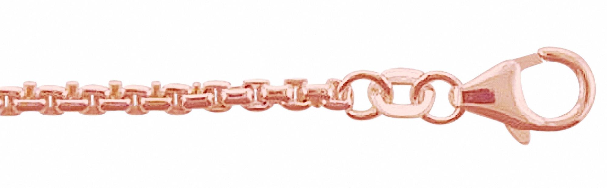 Silberkette ADELIA´S "Damen 925 Silber Halskette 60 cm Ø 2 mm", rosa (rose), Halsketten, Damen, 60, Silber 925 (Sterlingsilber), Silberkette, Silberschmuck für Damen
