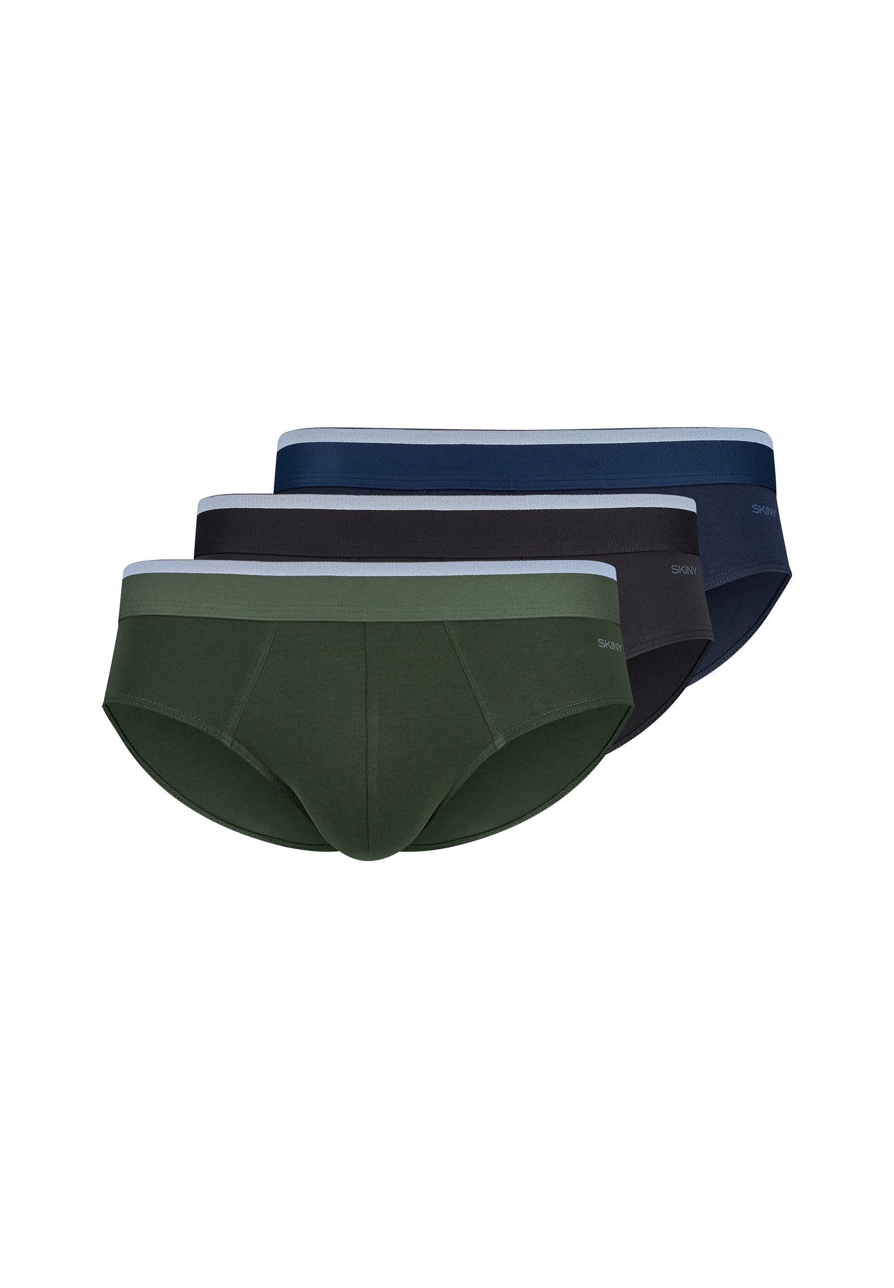 Skiny Brasilslip "Cotton Multipack" 3er Pack, klassisch, basic, elastisch, günstig online kaufen