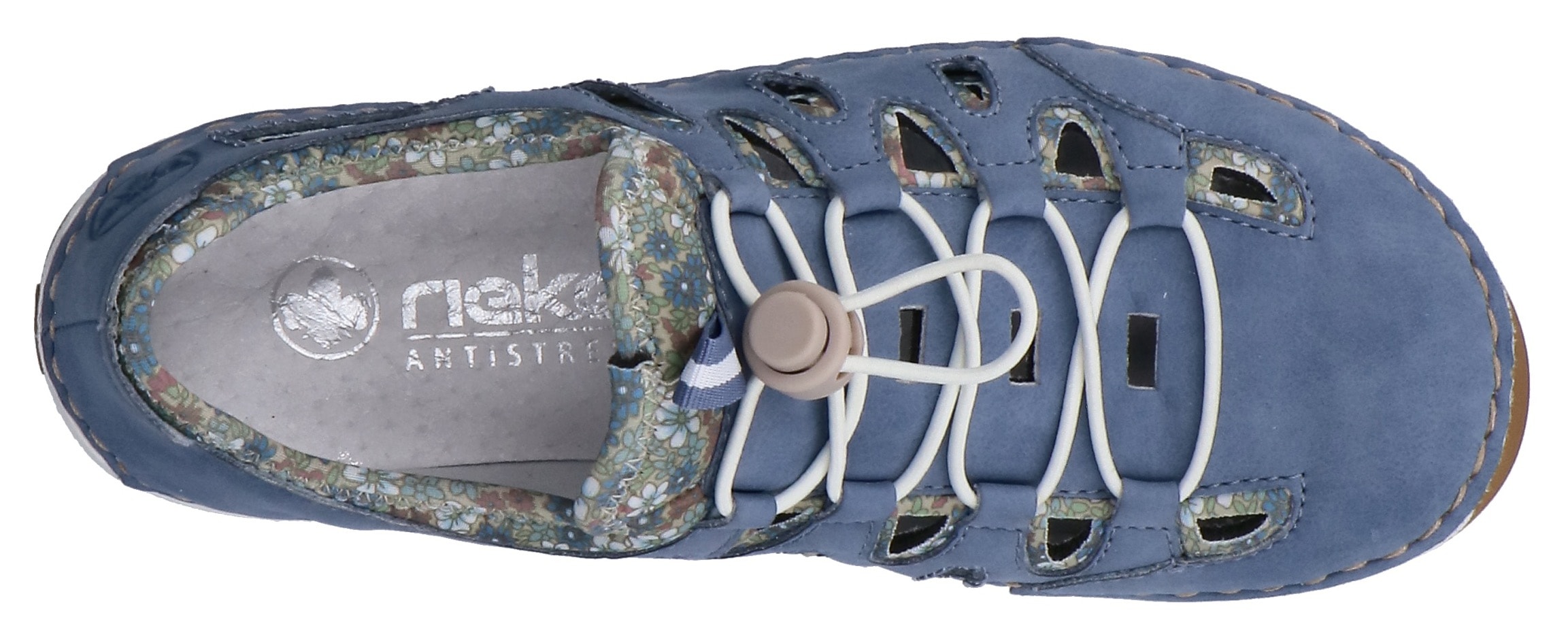 Rieker Slip-On Sneaker  Barfußschuh, Halbschuh, Slipper mit Schnellverschluss