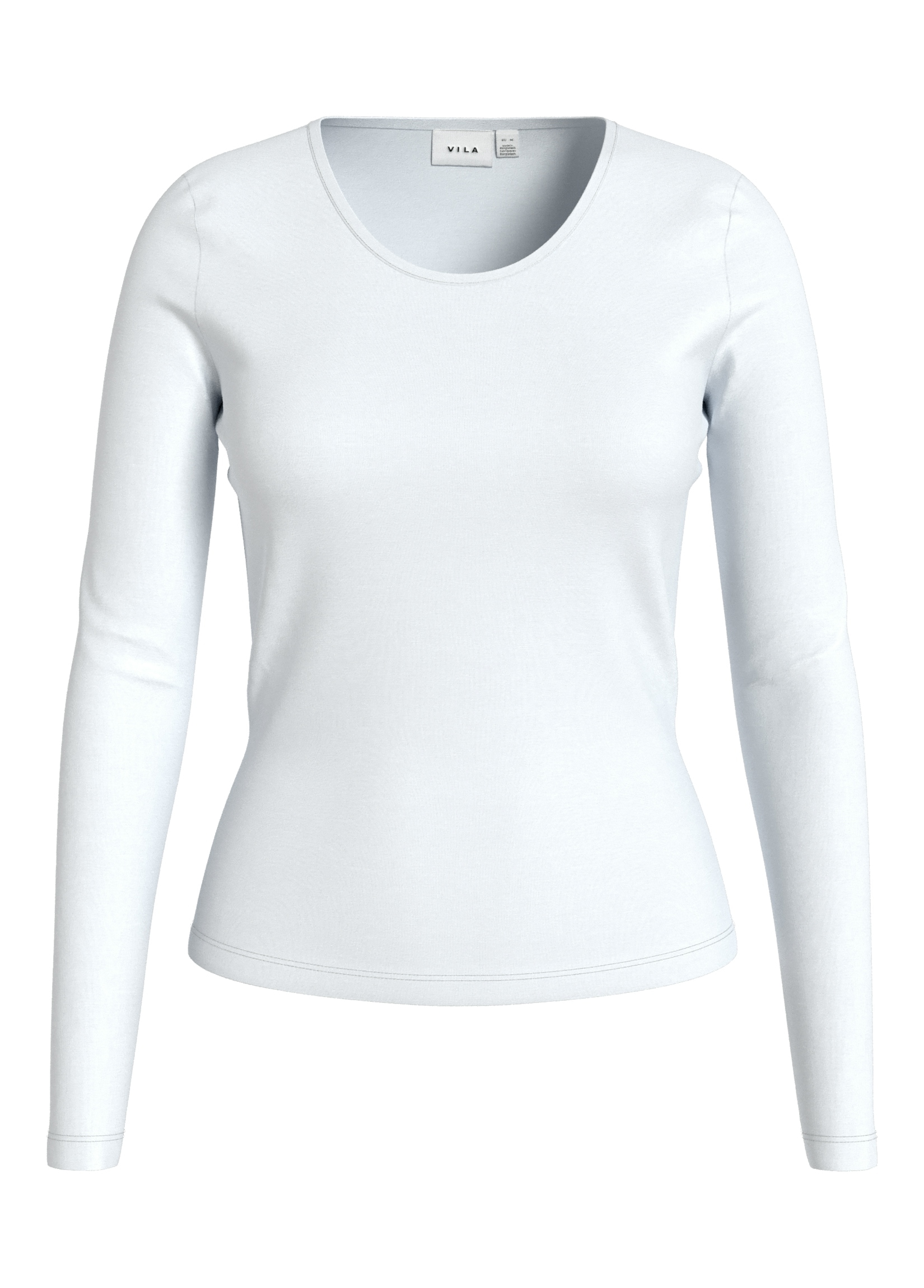Vila Langarmshirt »VINORA L/S O-NECK TOP - NOOS«