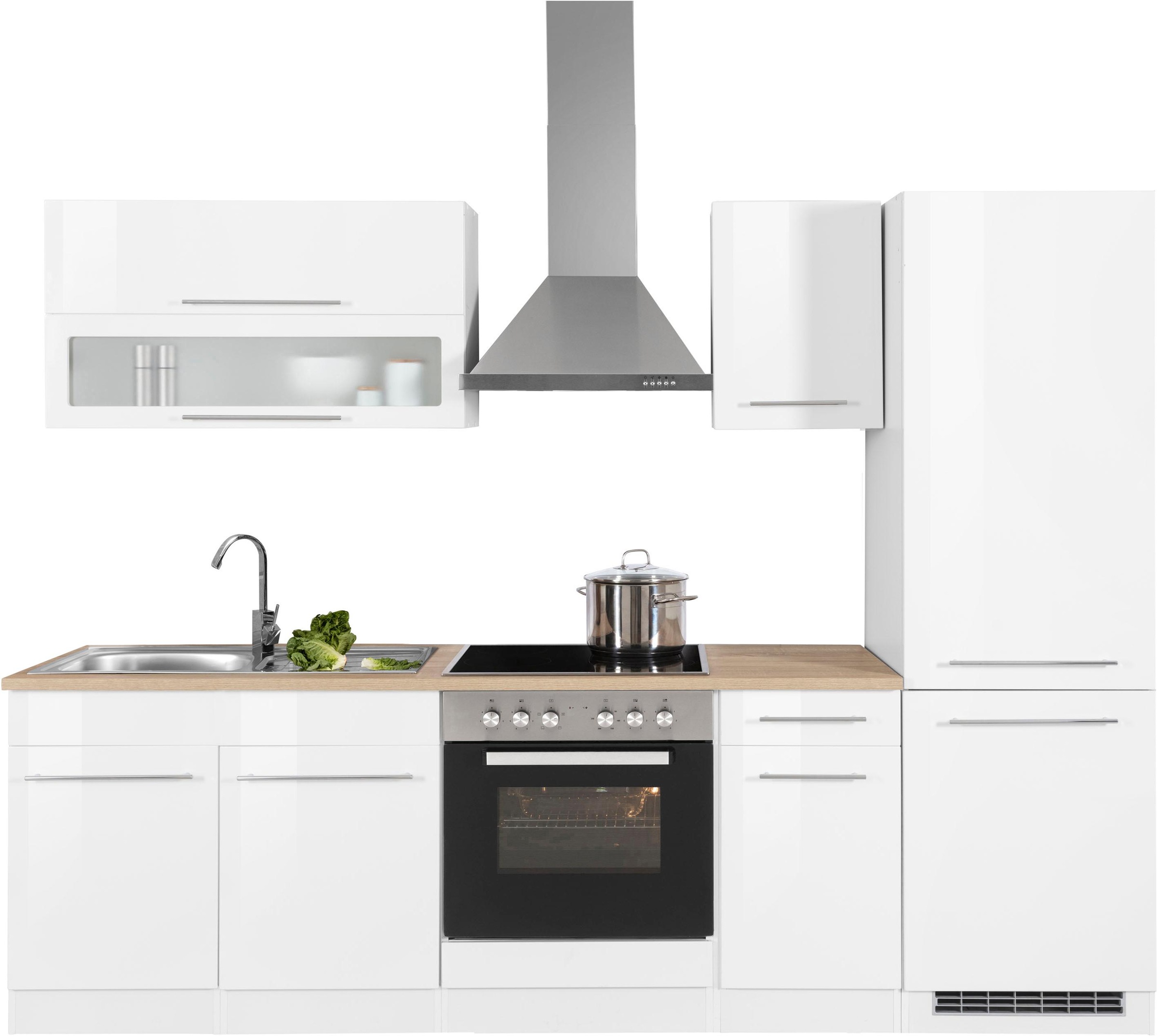 KOCHSTATION Küchenzeile »KS-Eton«, ohne E-Geräte, Breite 270 cm
