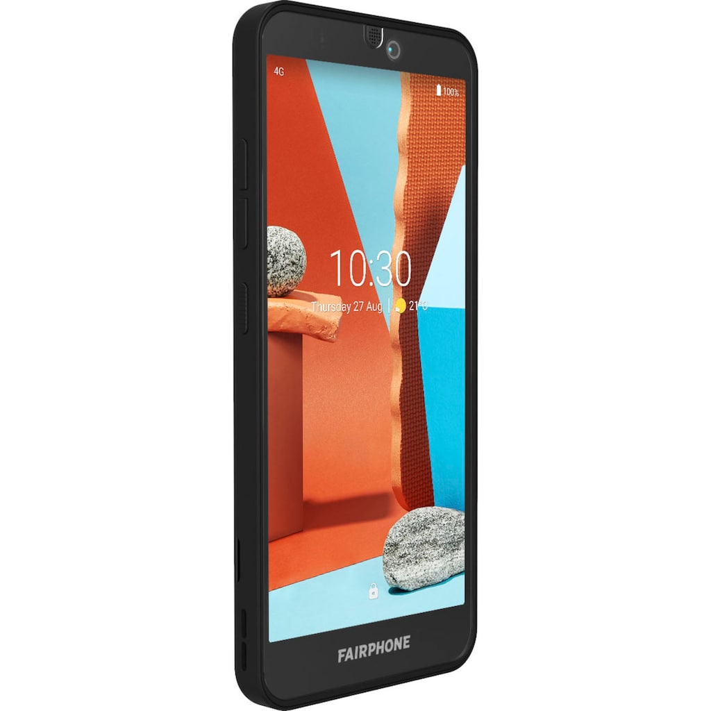 Fairphone Smartphone »3+«, schwarz, 14,3 cm/5,65 Zoll, 64 GB Speicherplatz, 48 MP Kamera