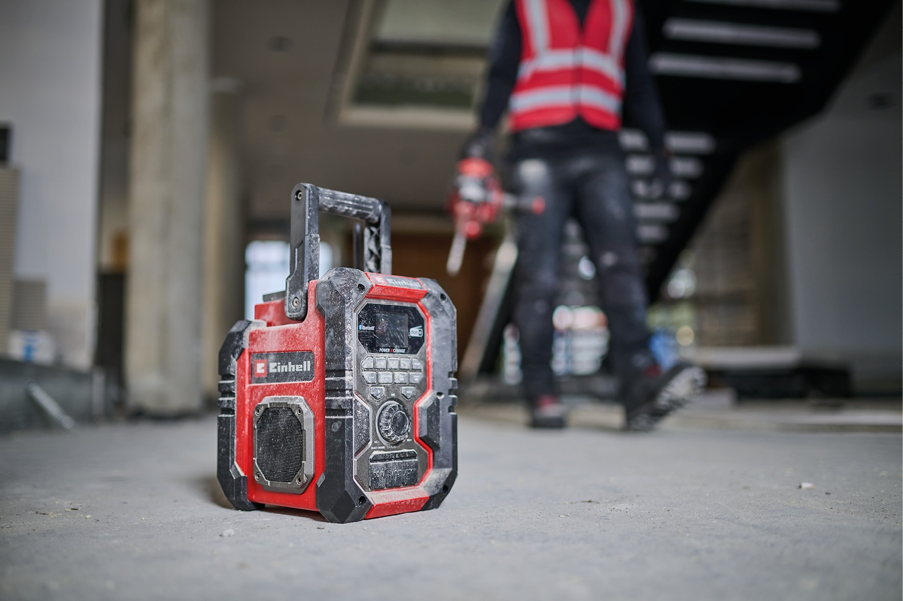Einhell Baustellenradio »TE-CR 18 Li DAB+/FM/BT - Solo«, (Digitalradio (DAB+)-FM-Tuner mit RDS 10 W), ohne Akku