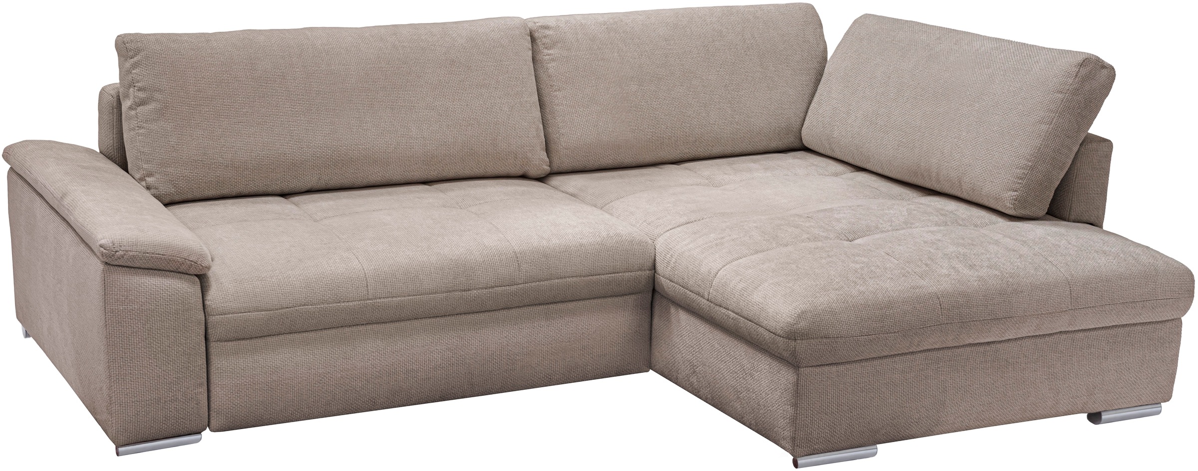 exxpo - sofa fashion Ecksofa »Casa Grande inkl. Bettfunktion, Bettkasten, OTTOs Choice, bequem«, L-Form, guter Sitzkomfort, grioße Liegefläche