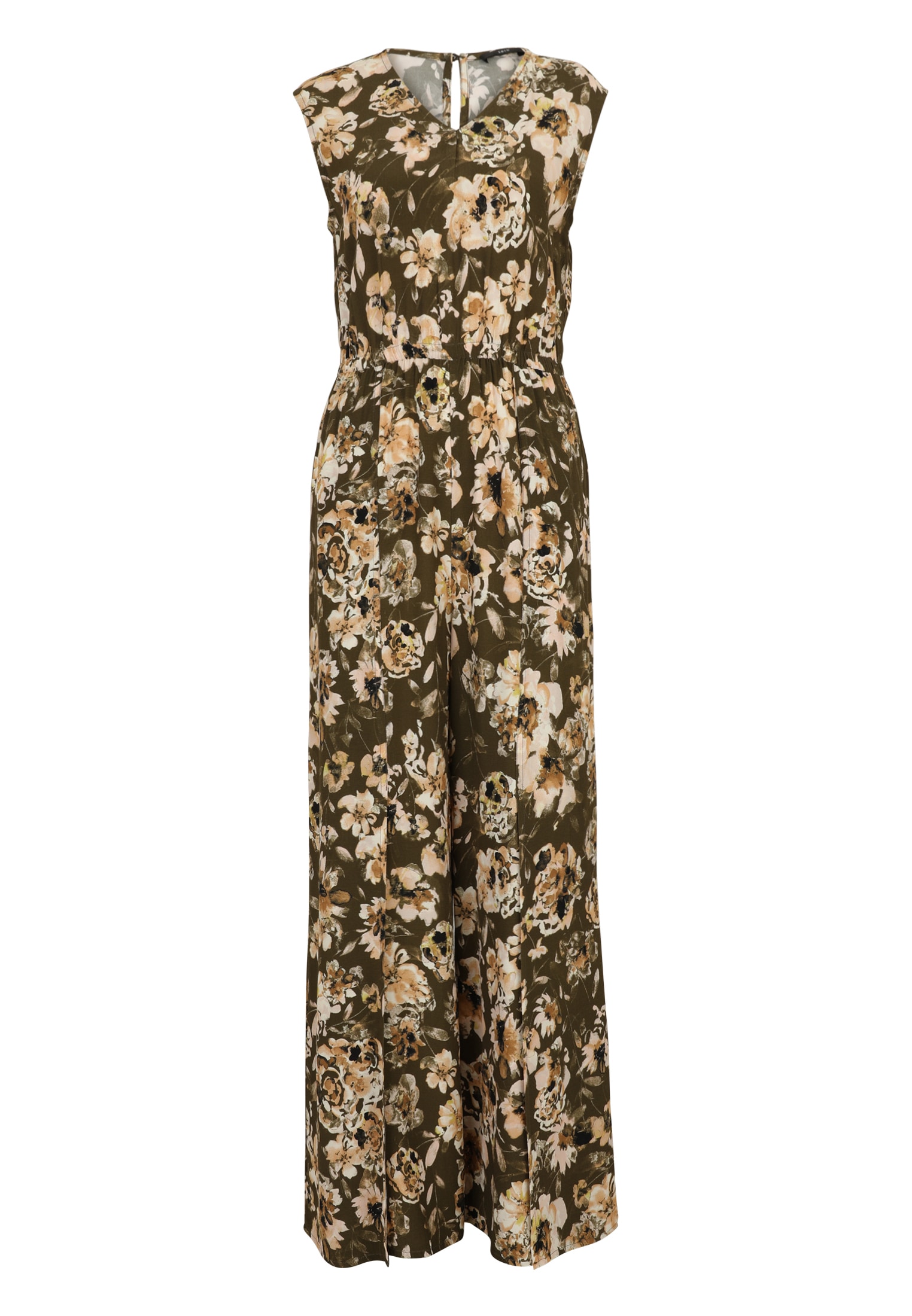 Zero Overall »zero Jumpsuit mit Blumendruck 32 Inch«, (1 tlg.), drapiert /gerafft