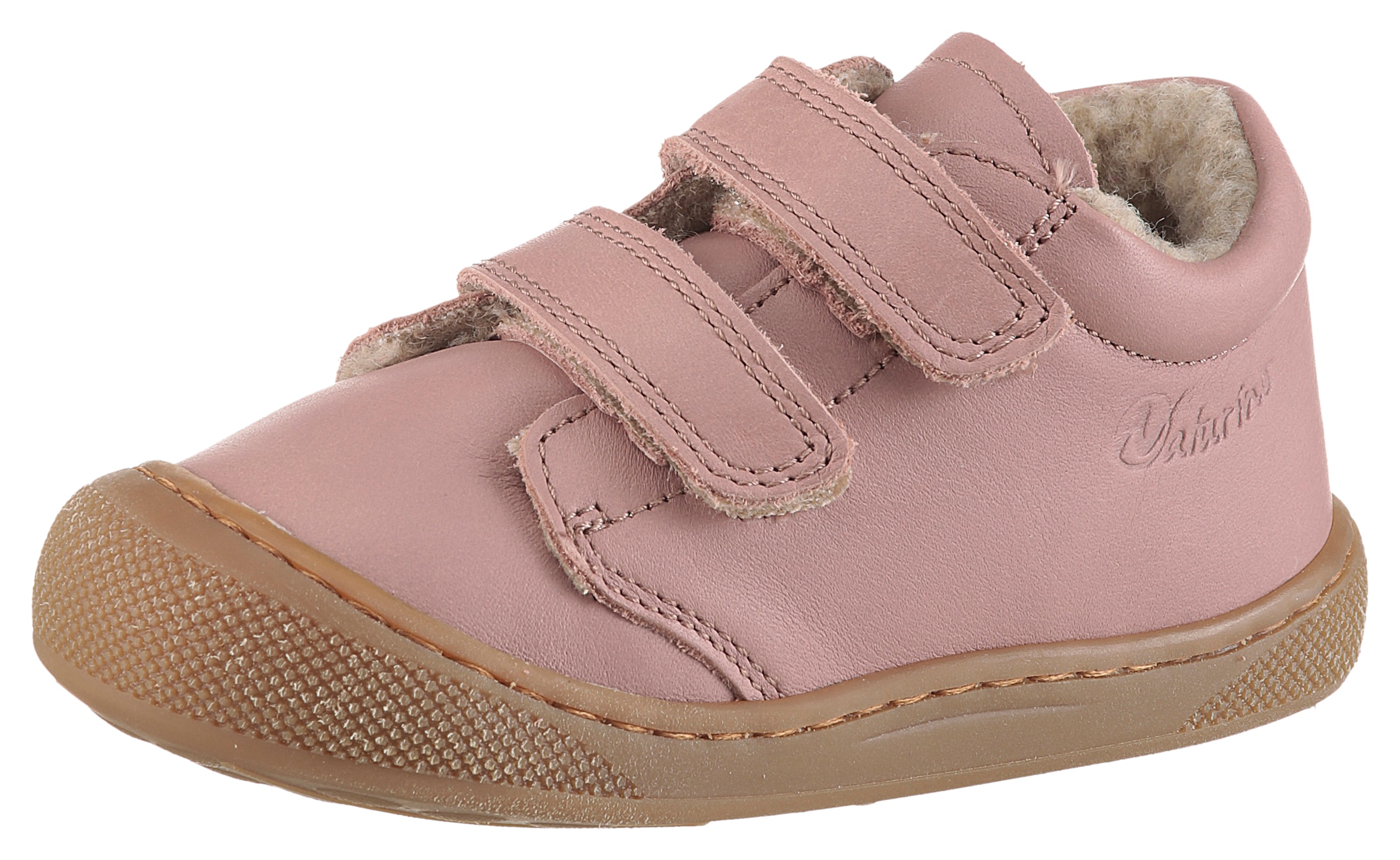 Naturino Lauflernschuh "Cocoon Wide" Barfußschuh, Klettschuh in weiter Form, Größenschablone zum Download