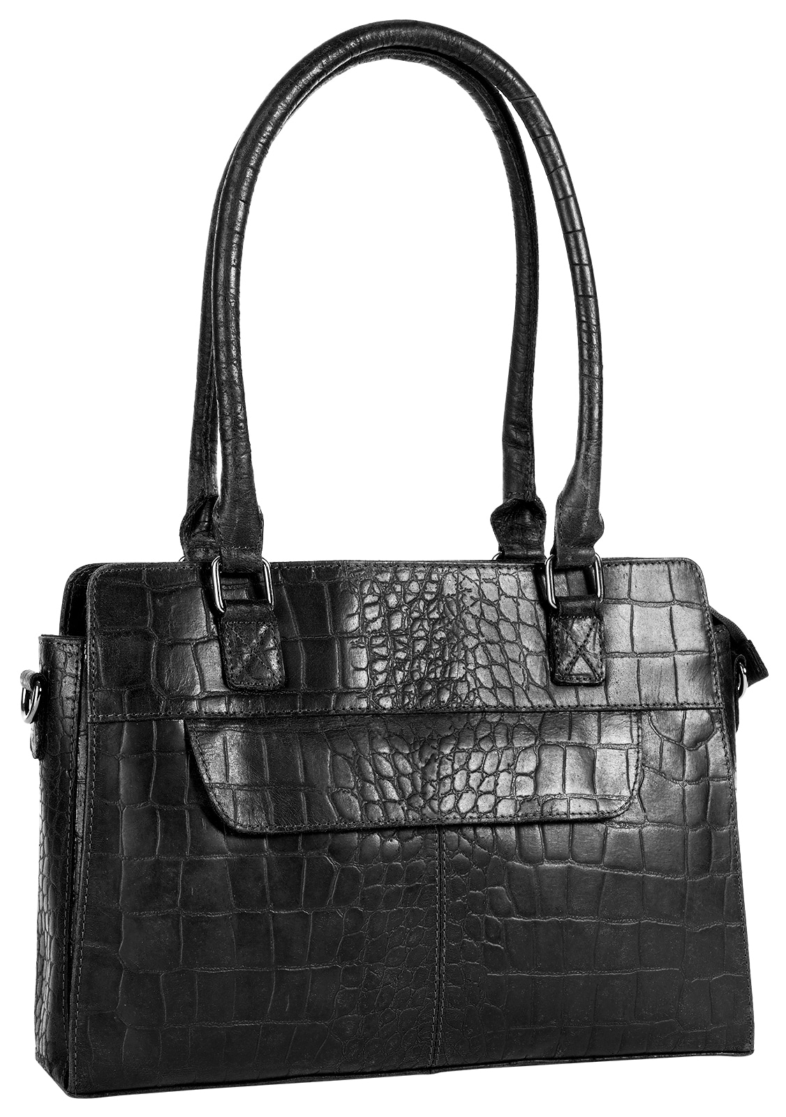 Cluty Henkeltasche, echt Leder