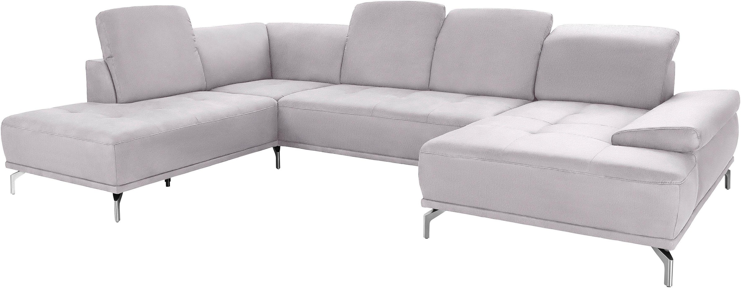 Home affaire Wohnlandschaft "Caluna" Inkl.Sitztiefenverstellung, wahlweise günstig online kaufen