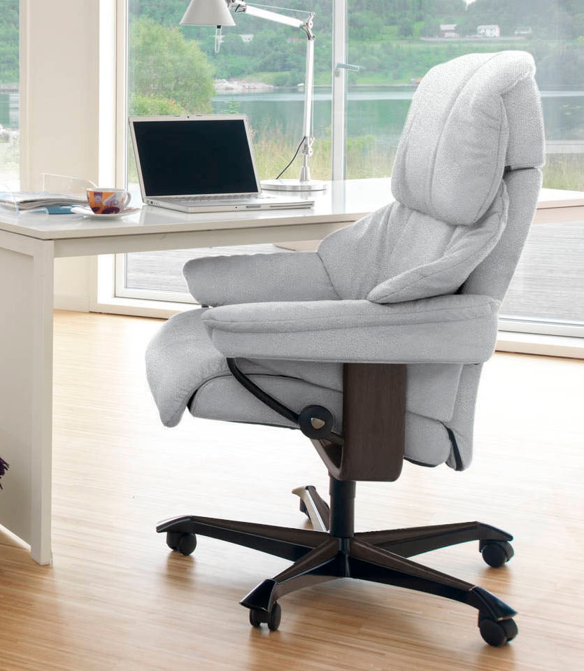 Stressless Relaxsessel "Reno", mit Home Office Base, Größe M, Gestell Wenge günstig online kaufen