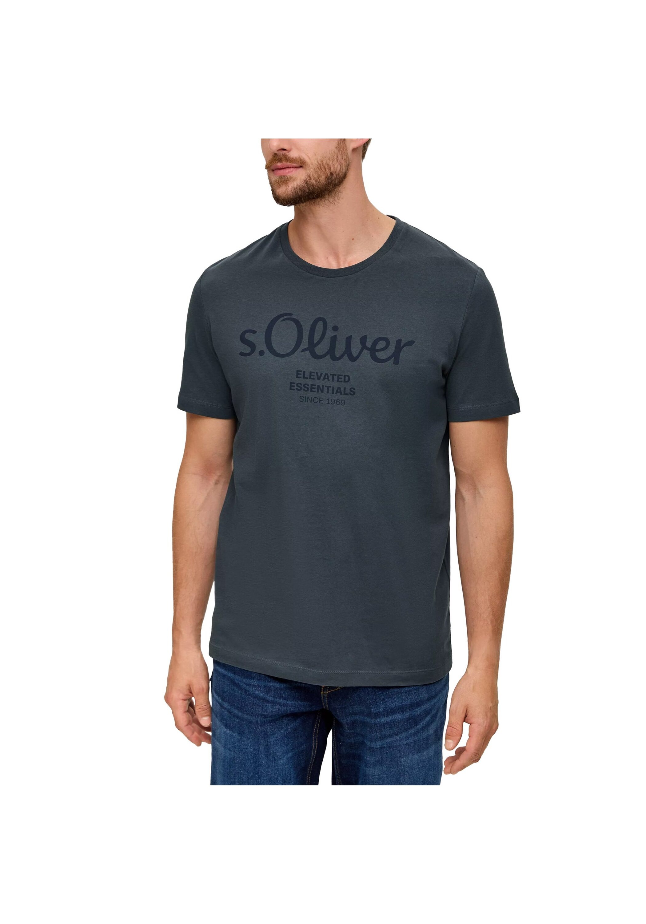s.Oliver T-Shirt »T-Shirt Logo T-Shirt 1er Pack«