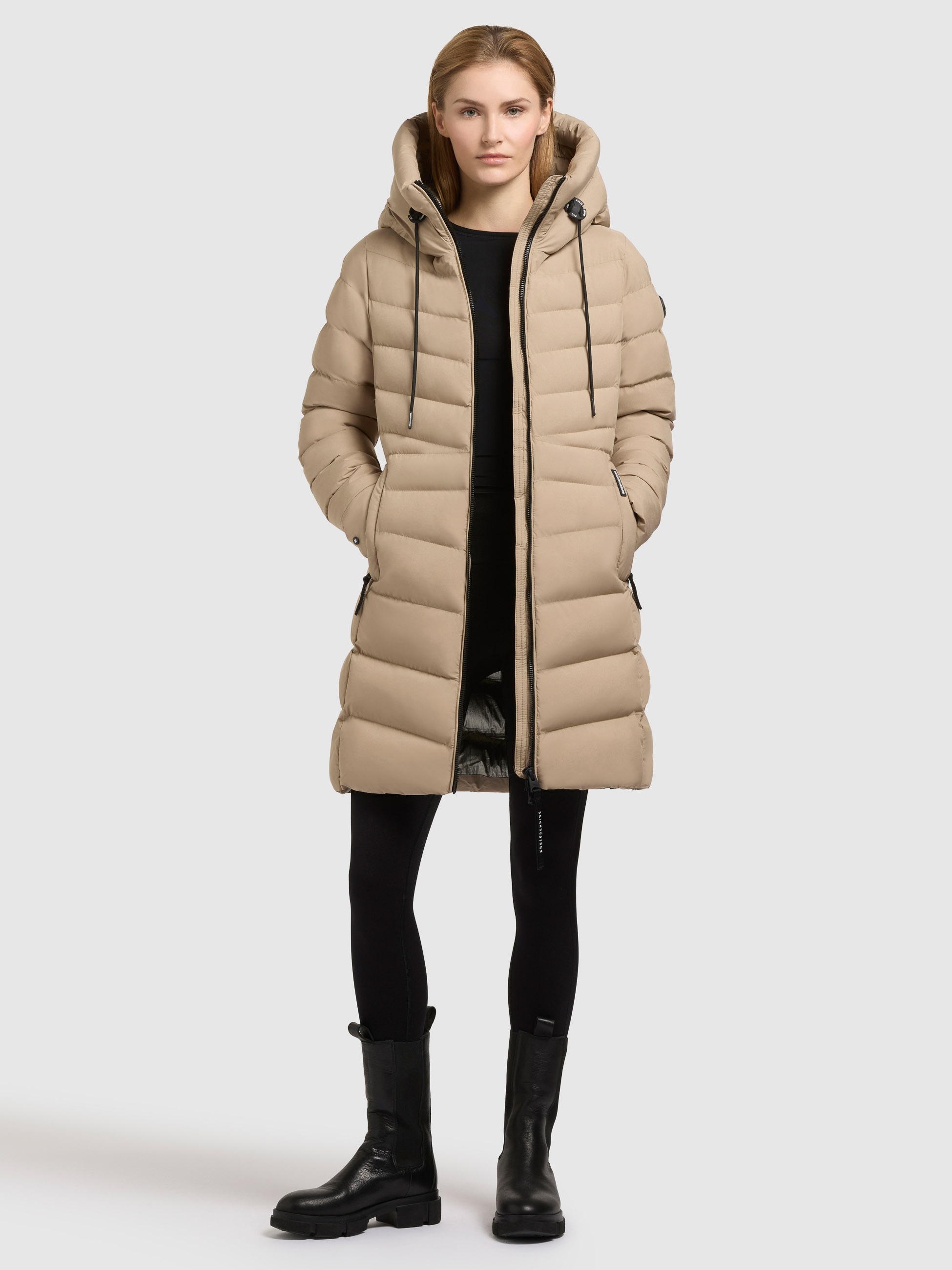khujo Steppjacke »TUHANI4«, mit Kapuze