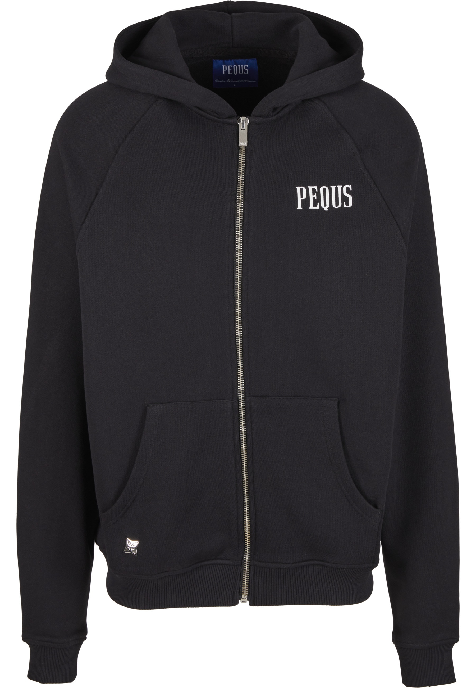 PEQUS Sweatjacke "PEQUS PQS-ZH-100-001 Back Logo"