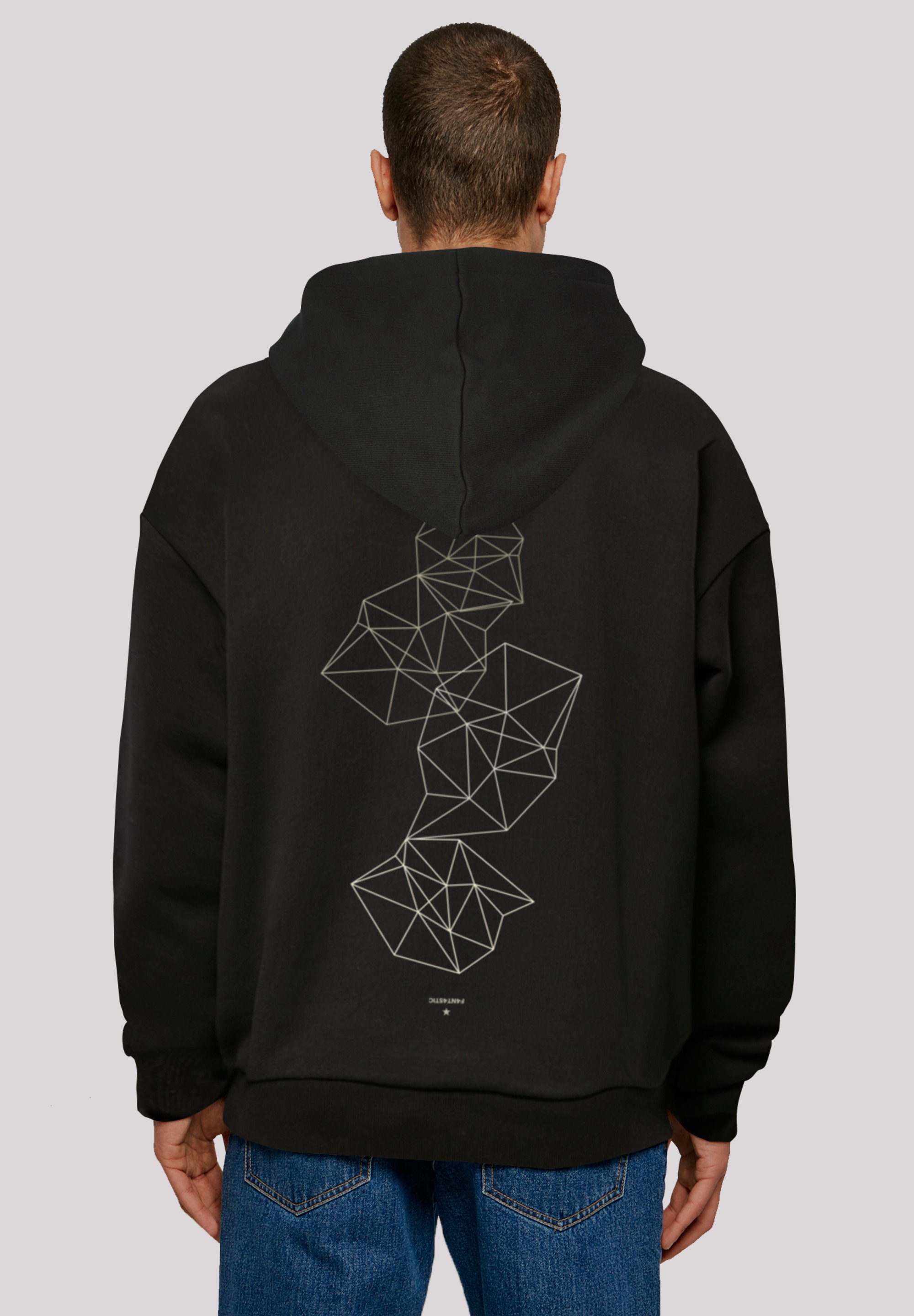 F4NT4STIC Kapuzenpullover "Geometrics Abstract", Print