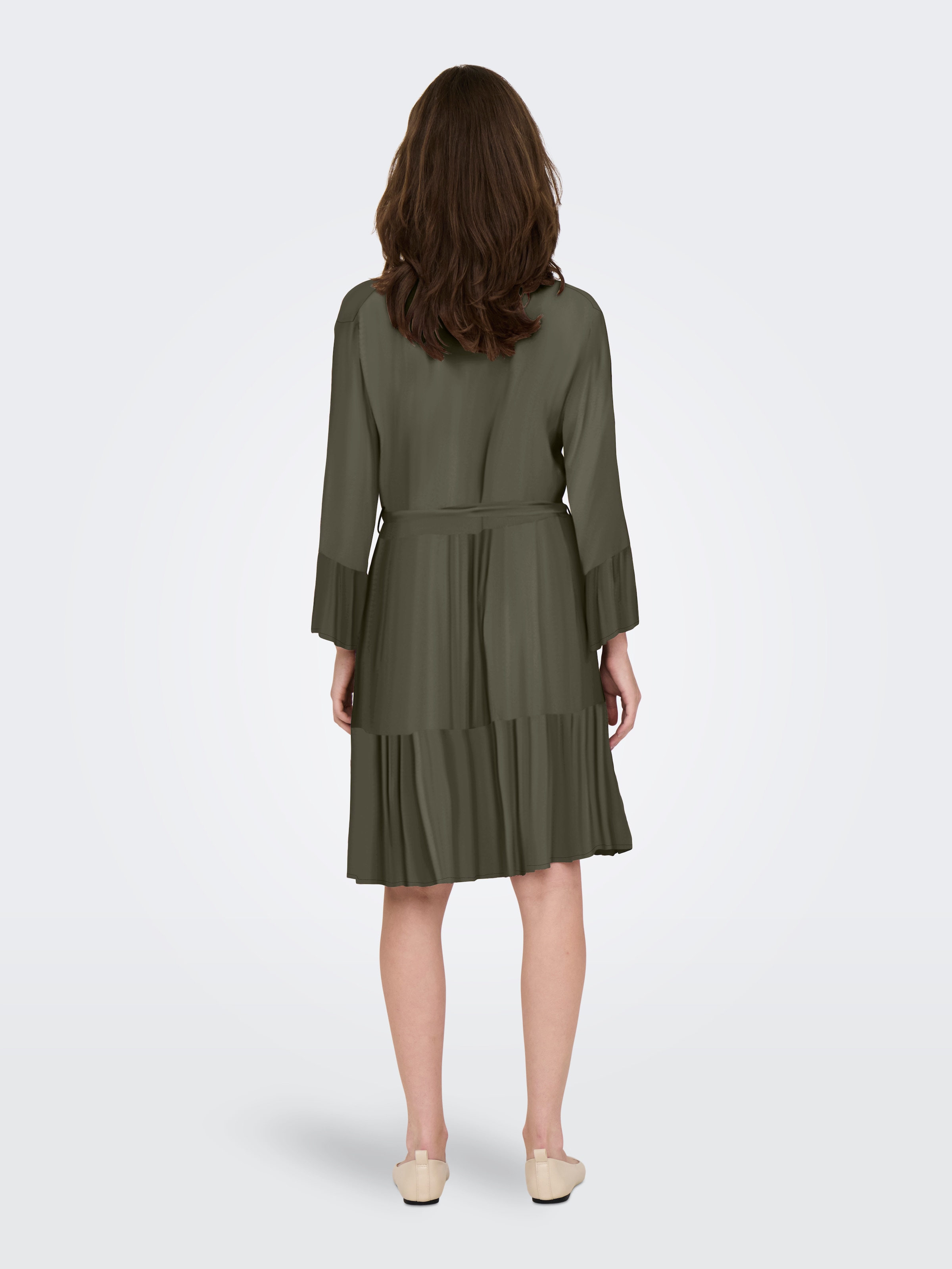 ONLY Blusenkleid »ONLCLEMMENTINE LIFE 3/4 DRESS WVN NOOS«, Sommerkleid