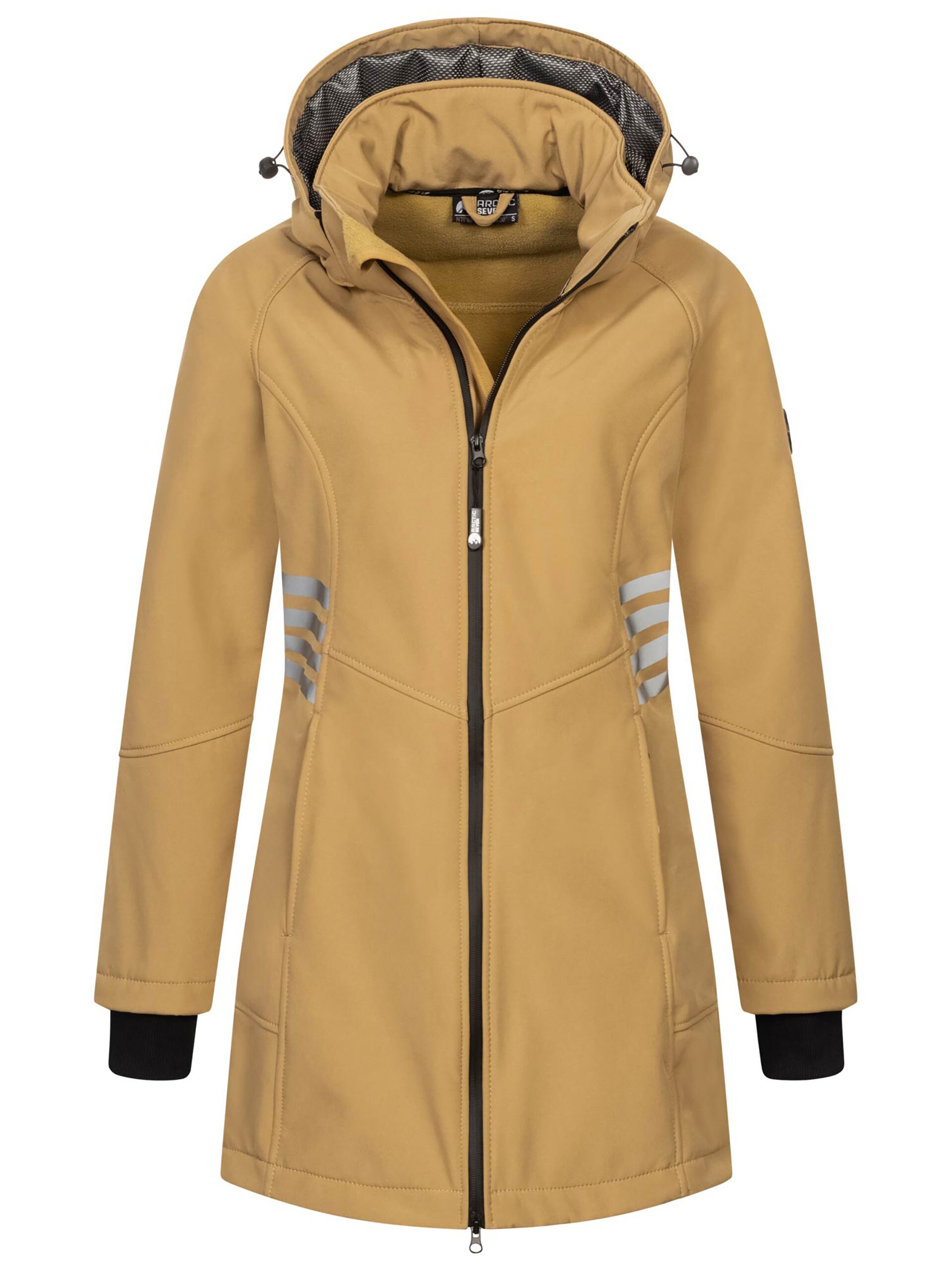 Arctic Seven Softshelljacke "ASGiuliana", mit abnehmbarer Kapuze