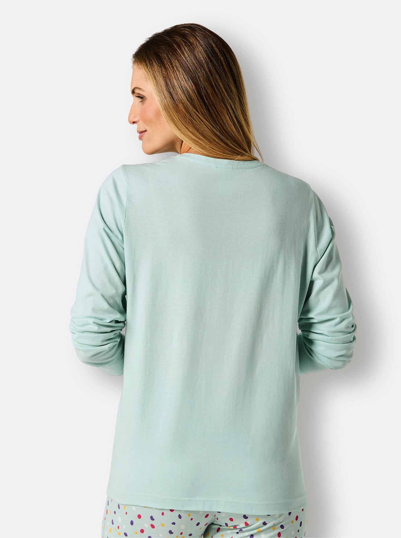 wäschepur Langarmshirt »Schlafanzug-Shirt«, (1 tlg.)