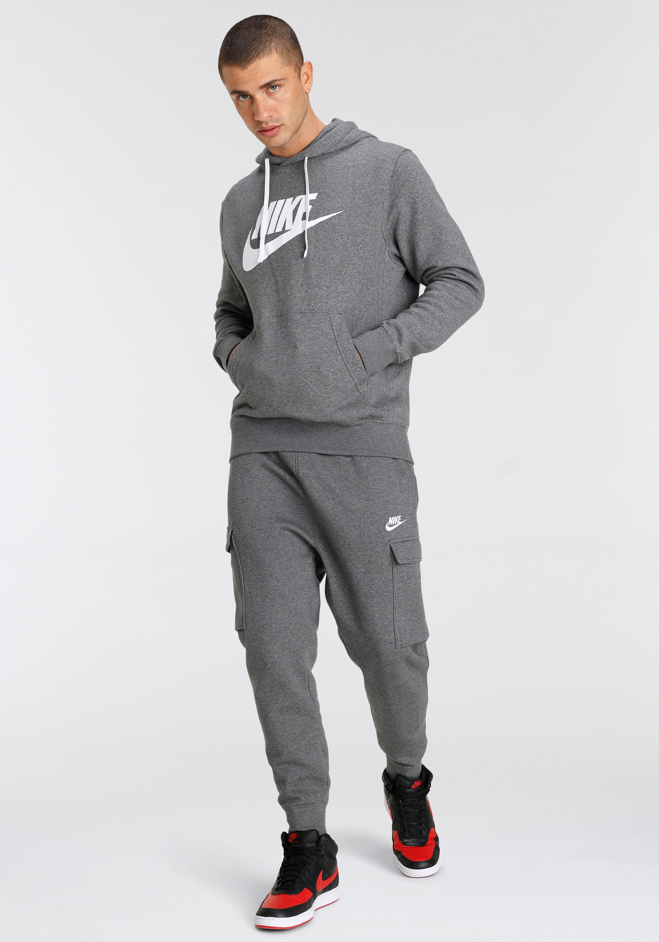 Kapuzensweatshirt ▷ | Pullover Hoodie« BAUR Nike bestellen »Club Men\'s Fleece Graphic Sportswear
