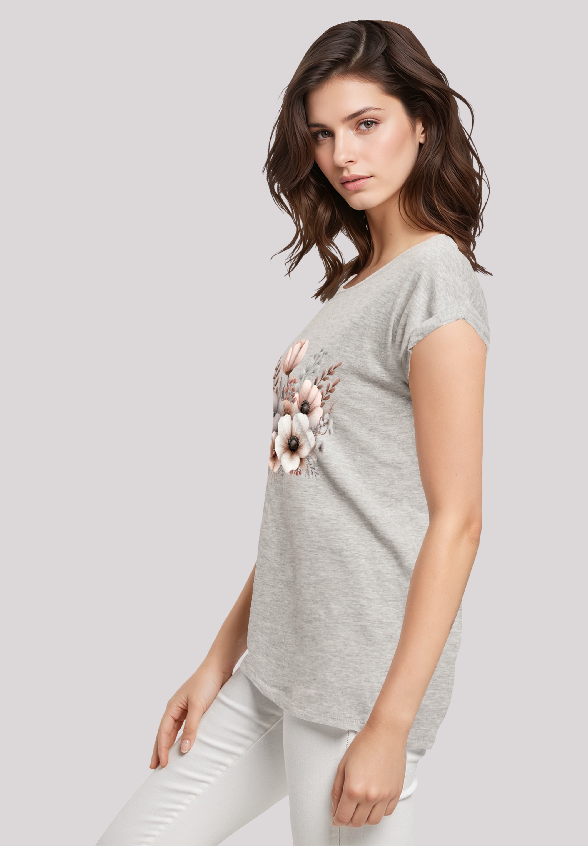 F4NT4STIC T-Shirt »Blumenstrauß Boho«, Premium Qualität
