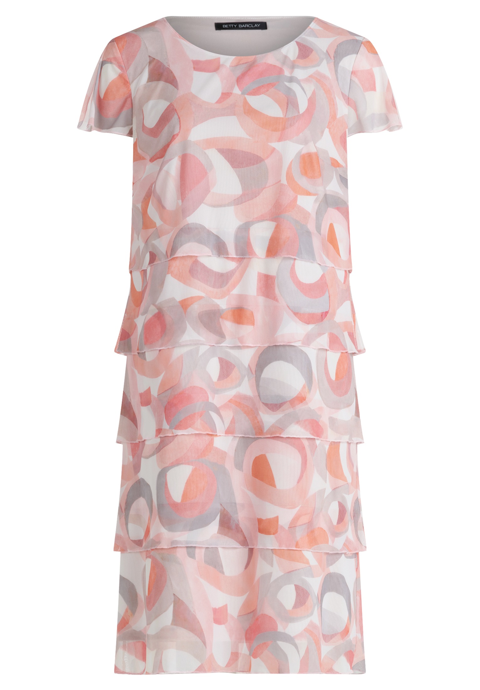 Betty Barclay Sommerkleid "Betty Barclay Damen Stufenkleid mit Flügelärmeln günstig online kaufen