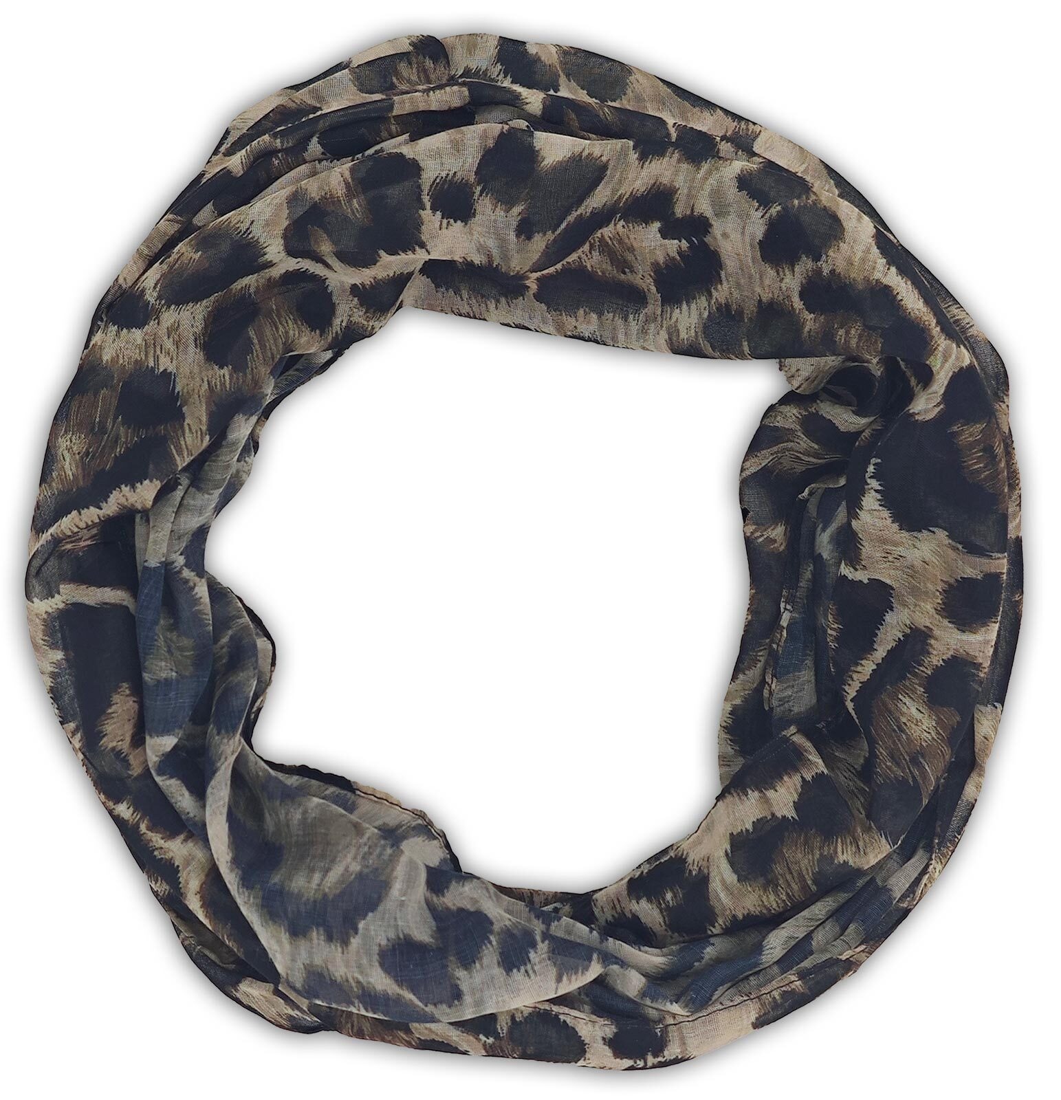 styleBREAKER Loop "Loop Schal mit Leoparden Muster" 1 Stk.