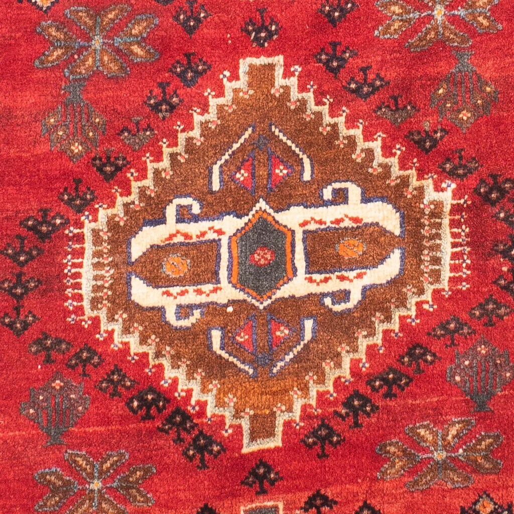 morgenland Orientteppich »Perser - Nomadic - 144 x 83 cm - rot«, rechteckig, Wohnzimmer, Handgeknüpft, Einzelstück mit Zertifikat