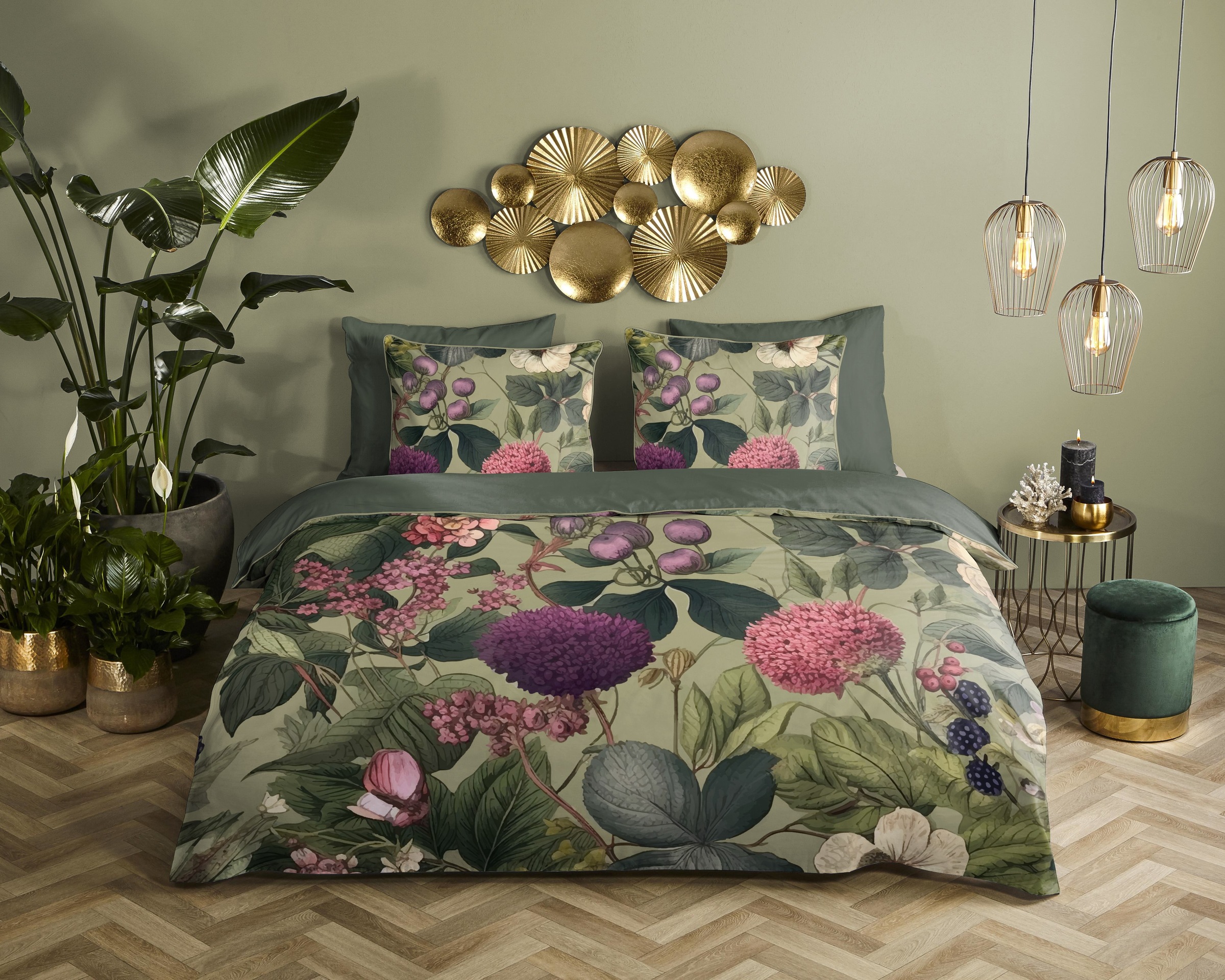 Descanso Wendebettwäsche "Onaz" 2 Stk. tlg. Satin, Reißverschluss, Paspel, günstig online kaufen