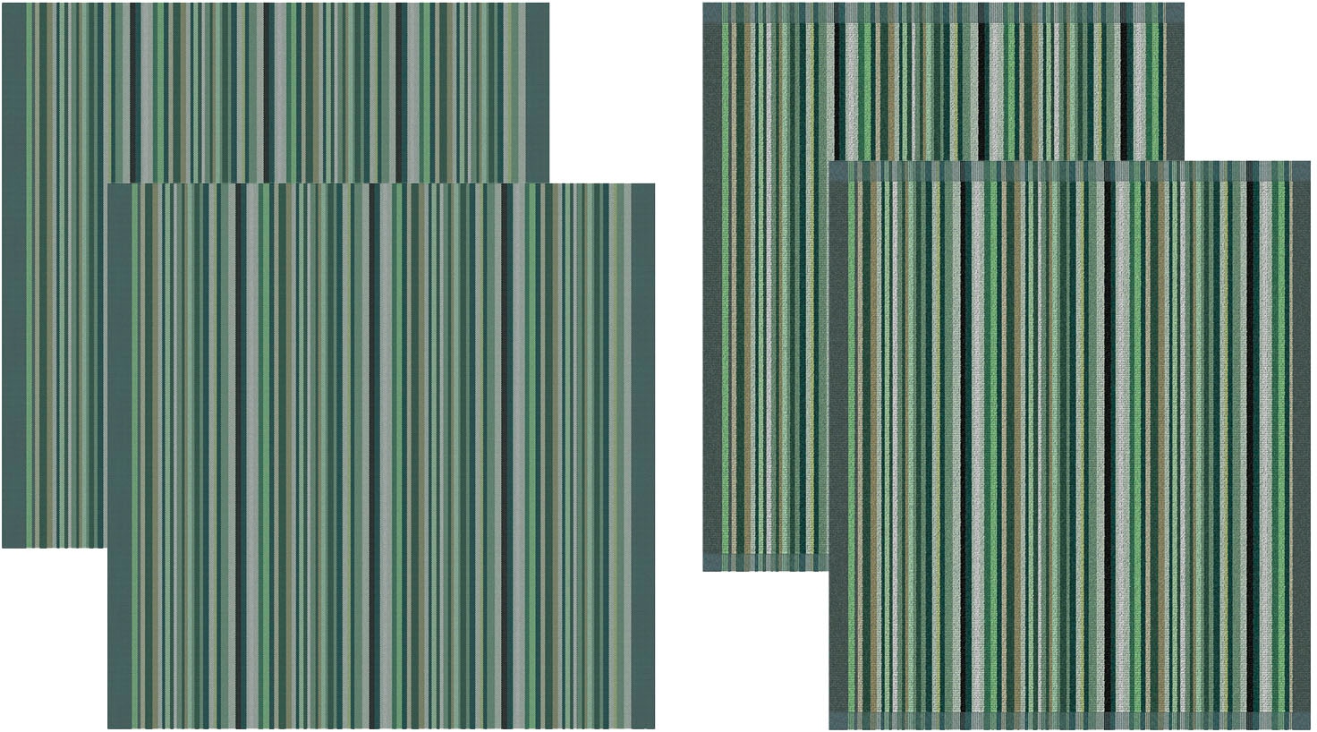 DDDDD Geschirrtuch "DDDDDD Kombi-Set aus 2 Geschirrtüchern & 2 Küchentücher günstig online kaufen